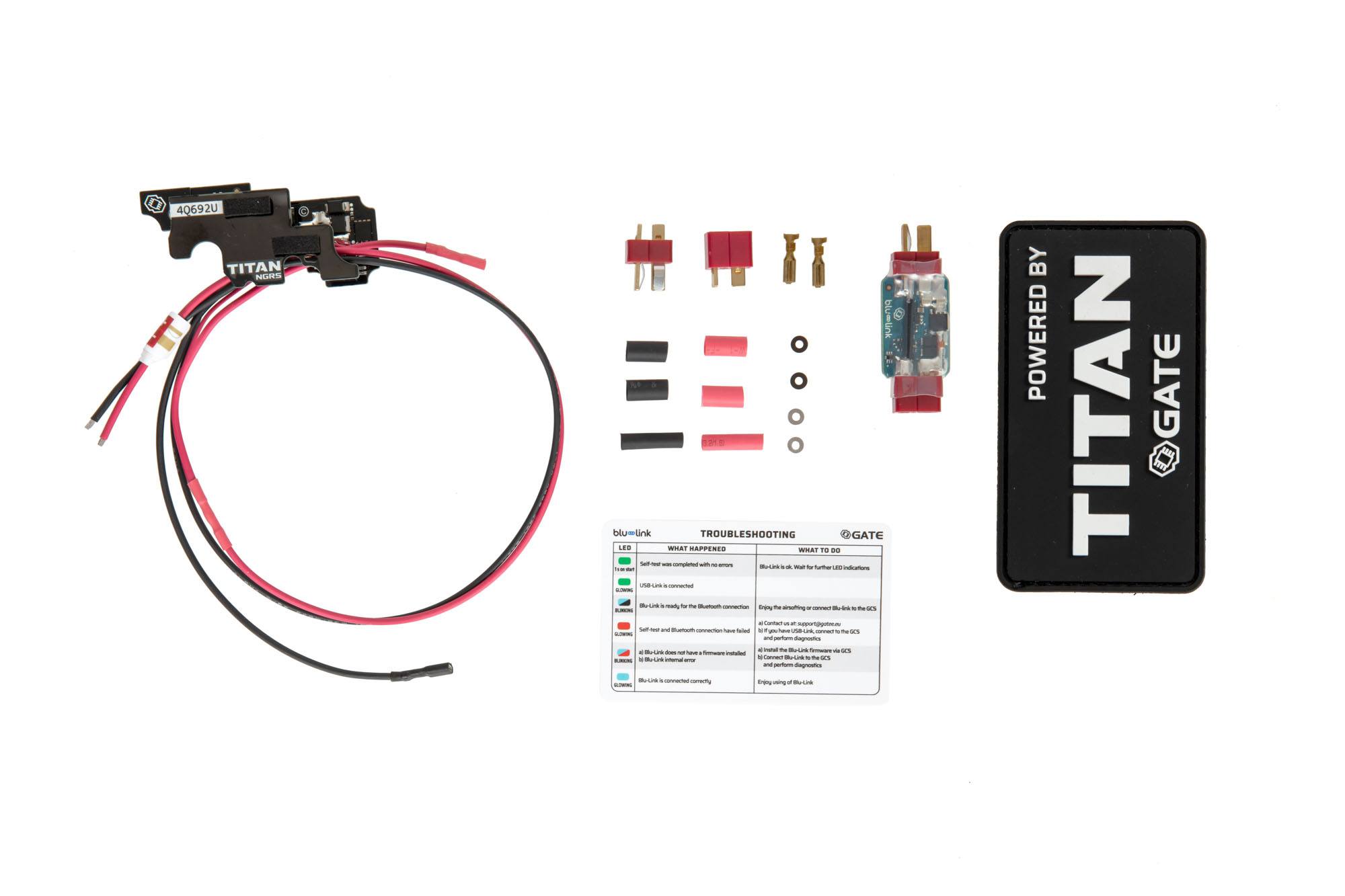 TITAN ™ NGRS Expert Blu-Set Controller Set [Rear Wired] by GATE on Airsoft Mania Europe