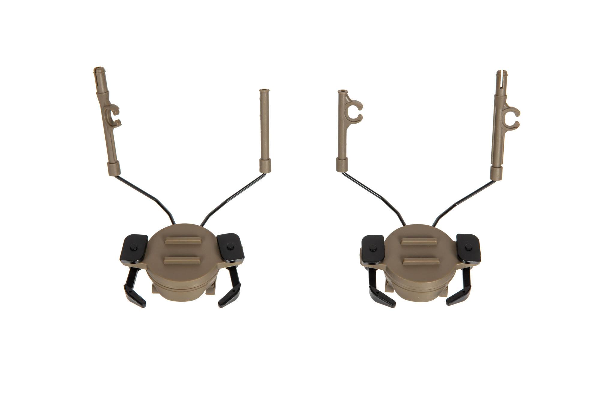 FAST / Opscore headset Bracket (19-21mm) - tan by Dragon on Airsoft Mania Europe