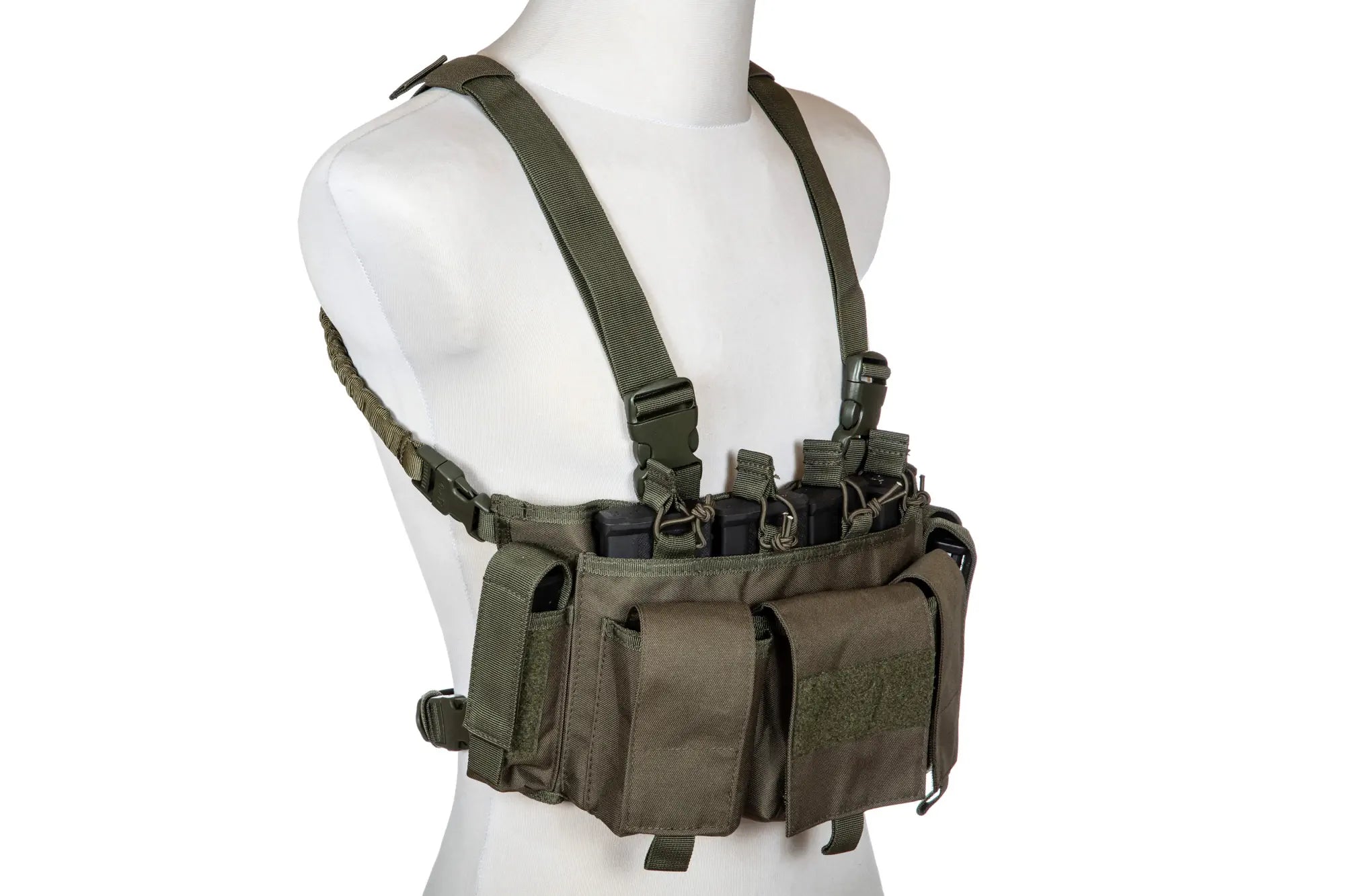 Special Ops Chestrig Tactical Vest - Green-2