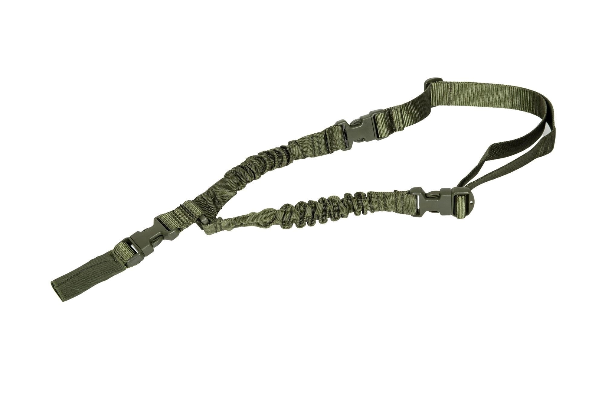 1-punts geweer bungee sling - olijfgroen