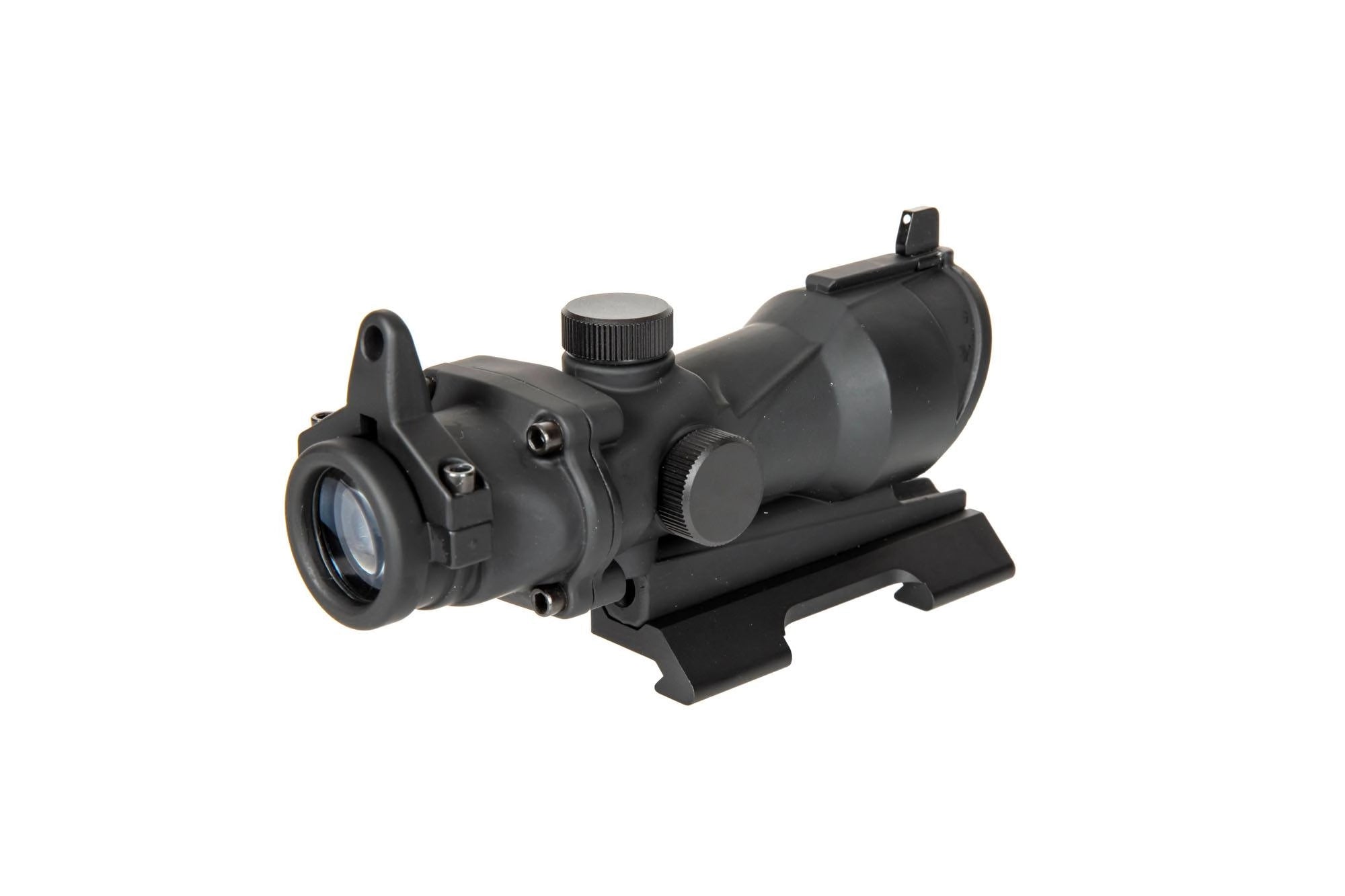 ACOG Style 4x32 Scope Replica with Killflash Cover and QD V2 Mount - Black-1