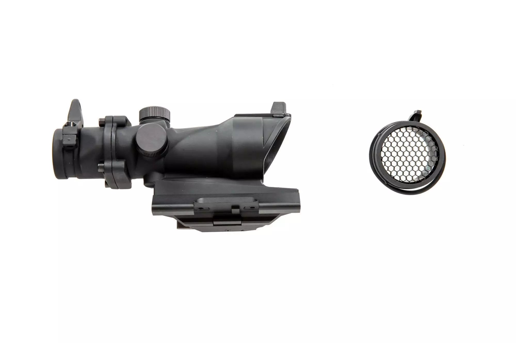 ACOG Style 4x32 Scope Replica with Killflash Cover and QD V2 Mount - Black-2