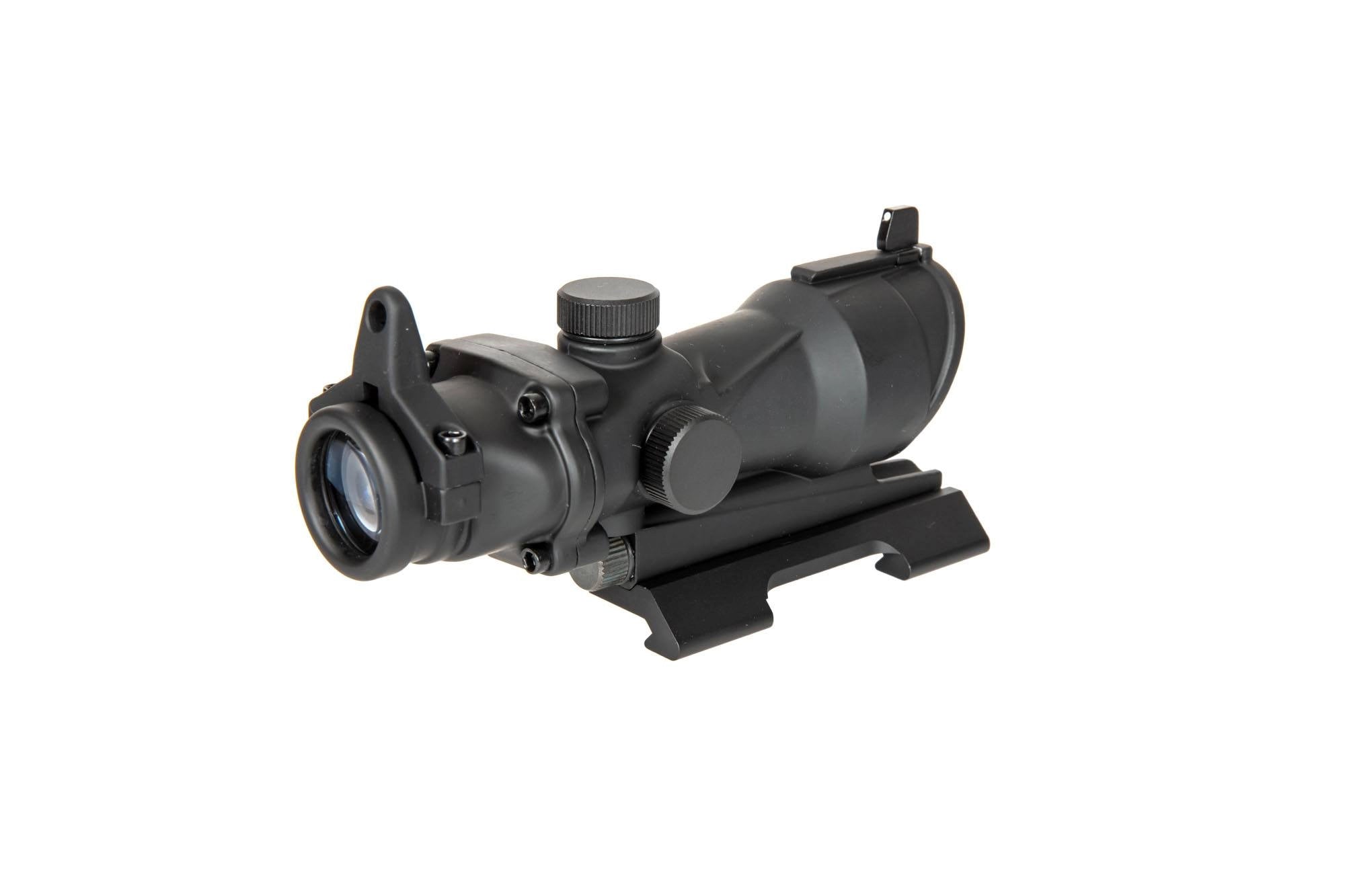 ACOG Style 4x32 Scope Replica with Killflash Cover, Lighting and QD V2 Mount - Black-1