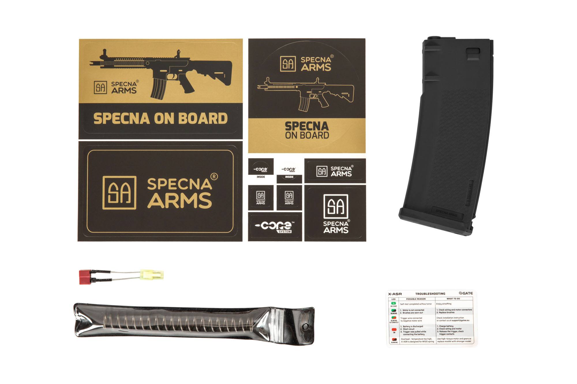 C25 SA-CORE-X ™ ASR ™ Carbine Replica - Black by Specna Arms on Airsoft Mania Europe