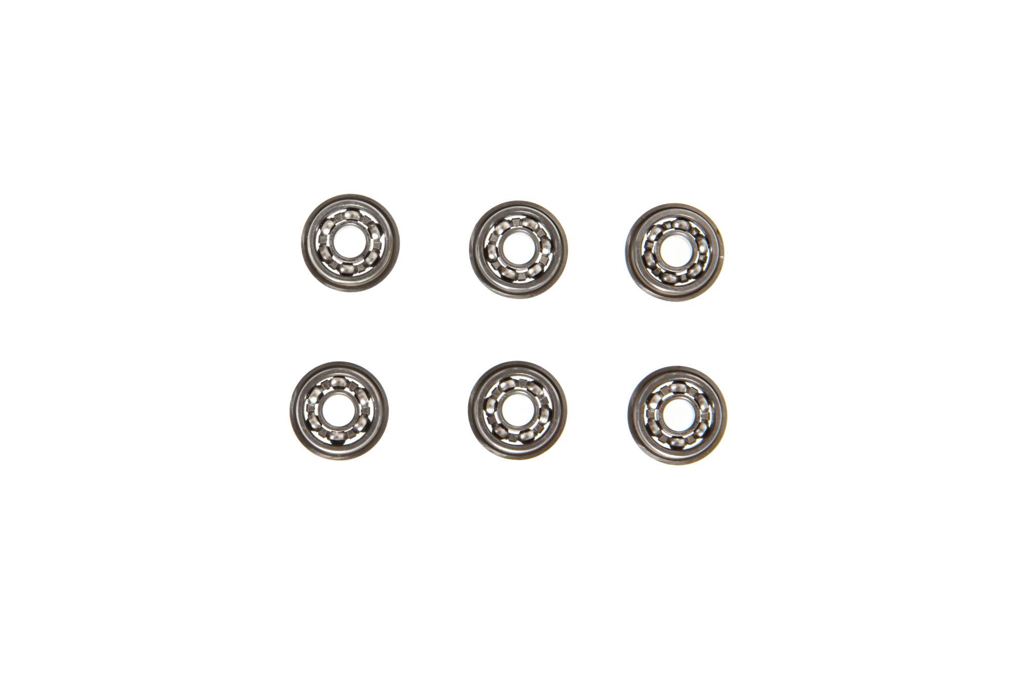 Set of 6 J-Caged Hybrid Ceramic 8mm Ball Bearings by Modify on Airsoft Mania Europe