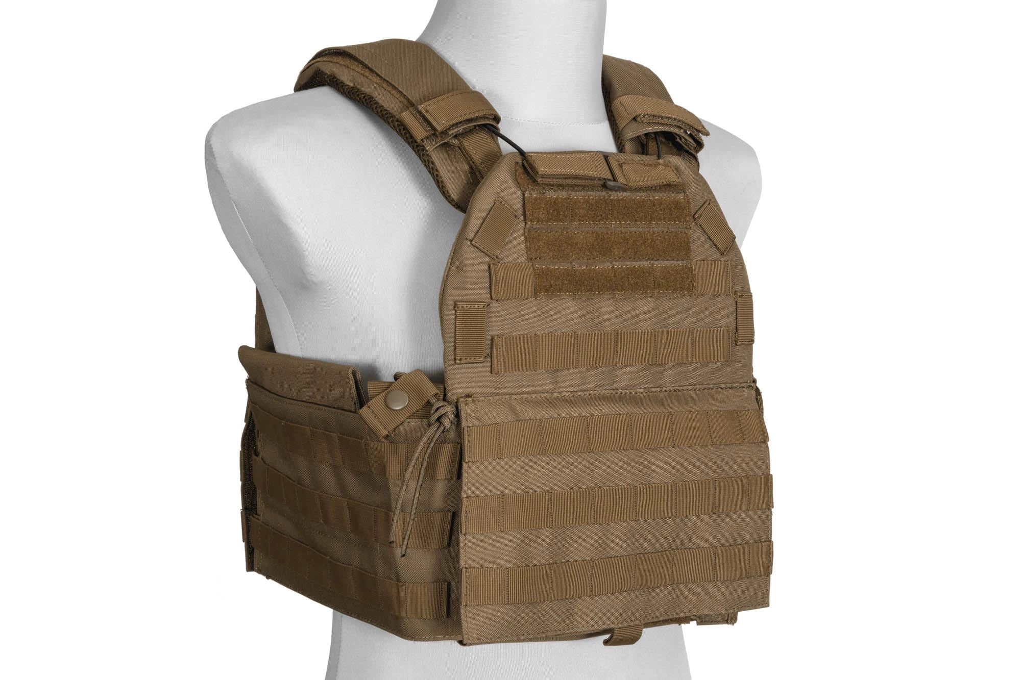 Quick Release Plate Carrier Tactical Vest - Tan
