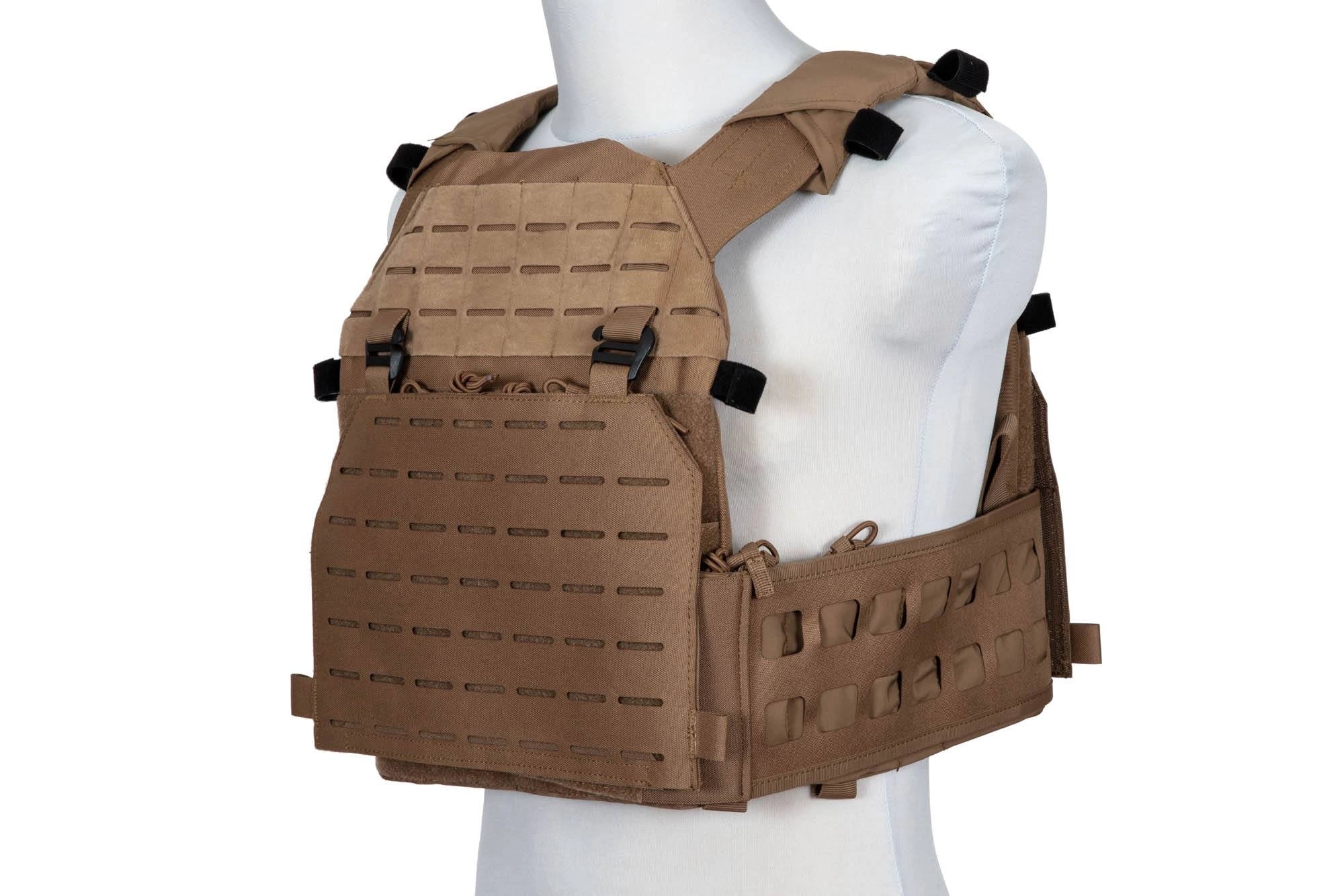 Advanced Laser-Cut Tactical Vest - tan