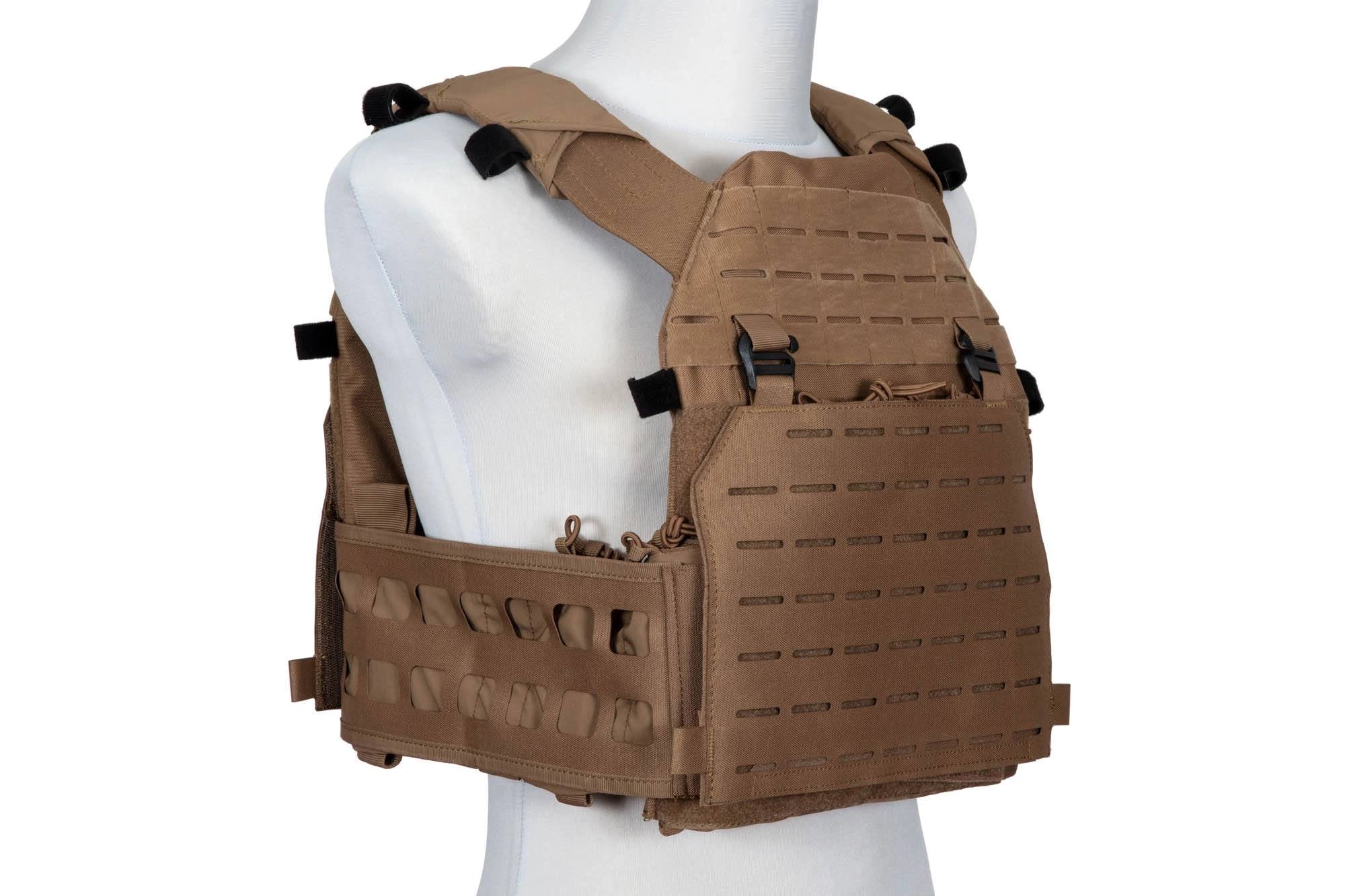 Advanced Laser-Cut Tactical Vest - tan