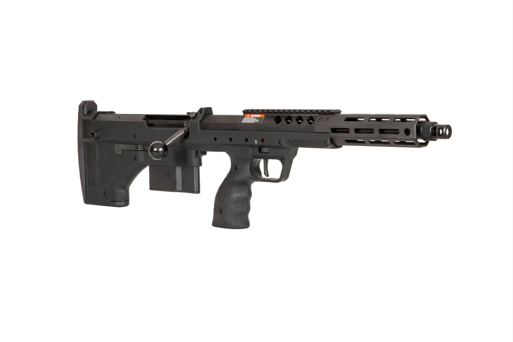 Desert Tech SRS-A2/M2 Covert 16* Sniper Rifle (Right-Handed) Black by Silverback Airsoft on Airsoft Mania Europe