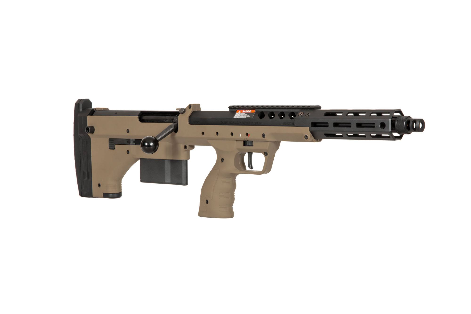 Desert Tech SRS-A2/M2 Covert 16* Sniper Rifle (Right-Handed) FDE by Silverback Airsoft on Airsoft Mania Europe