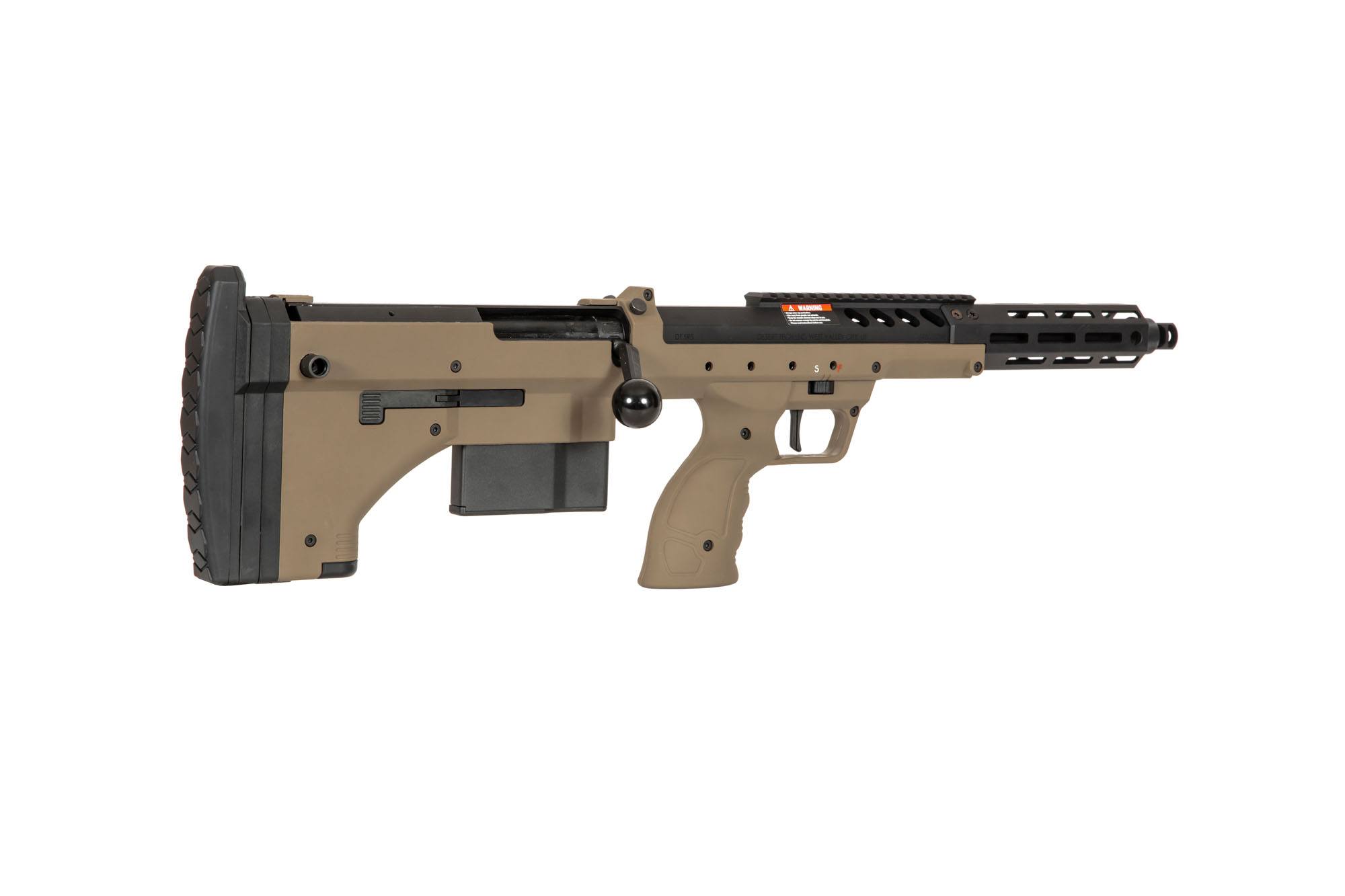Desert Tech SRS-A2/M2 Covert 16* Sniper Rifle (Right-Handed) FDE by Silverback Airsoft on Airsoft Mania Europe