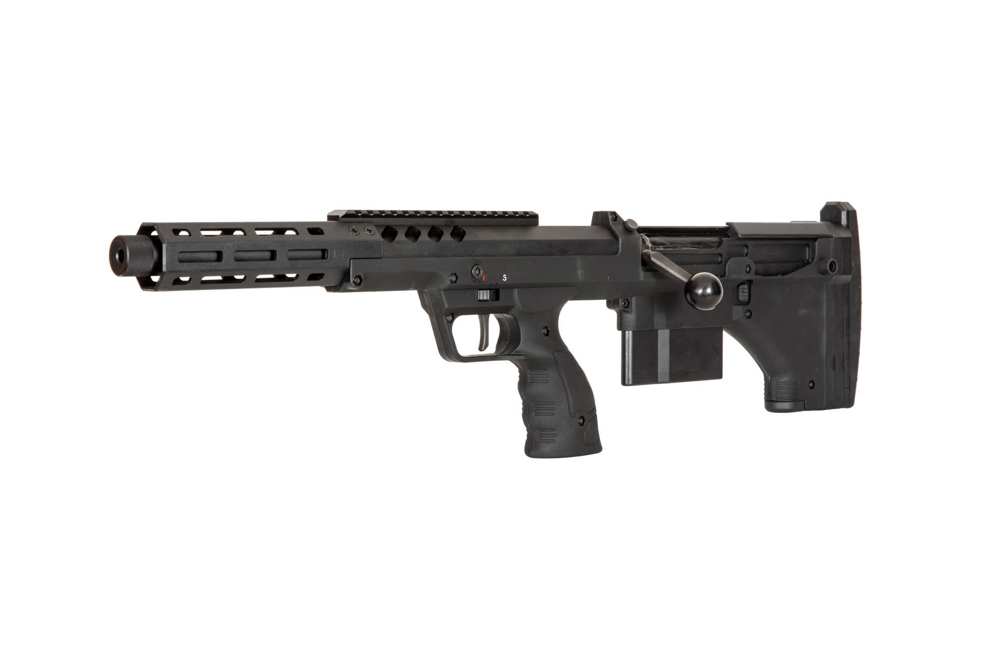 Desert Tech SRS-A2/M2 Sport 16* Sniper Rifle (Left-Handed) Black by Silverback Airsoft on Airsoft Mania Europe