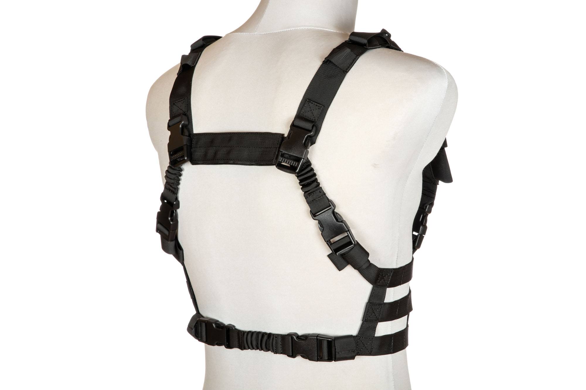 Tactical Vest Sling Chest Rig  Cotherium - Black