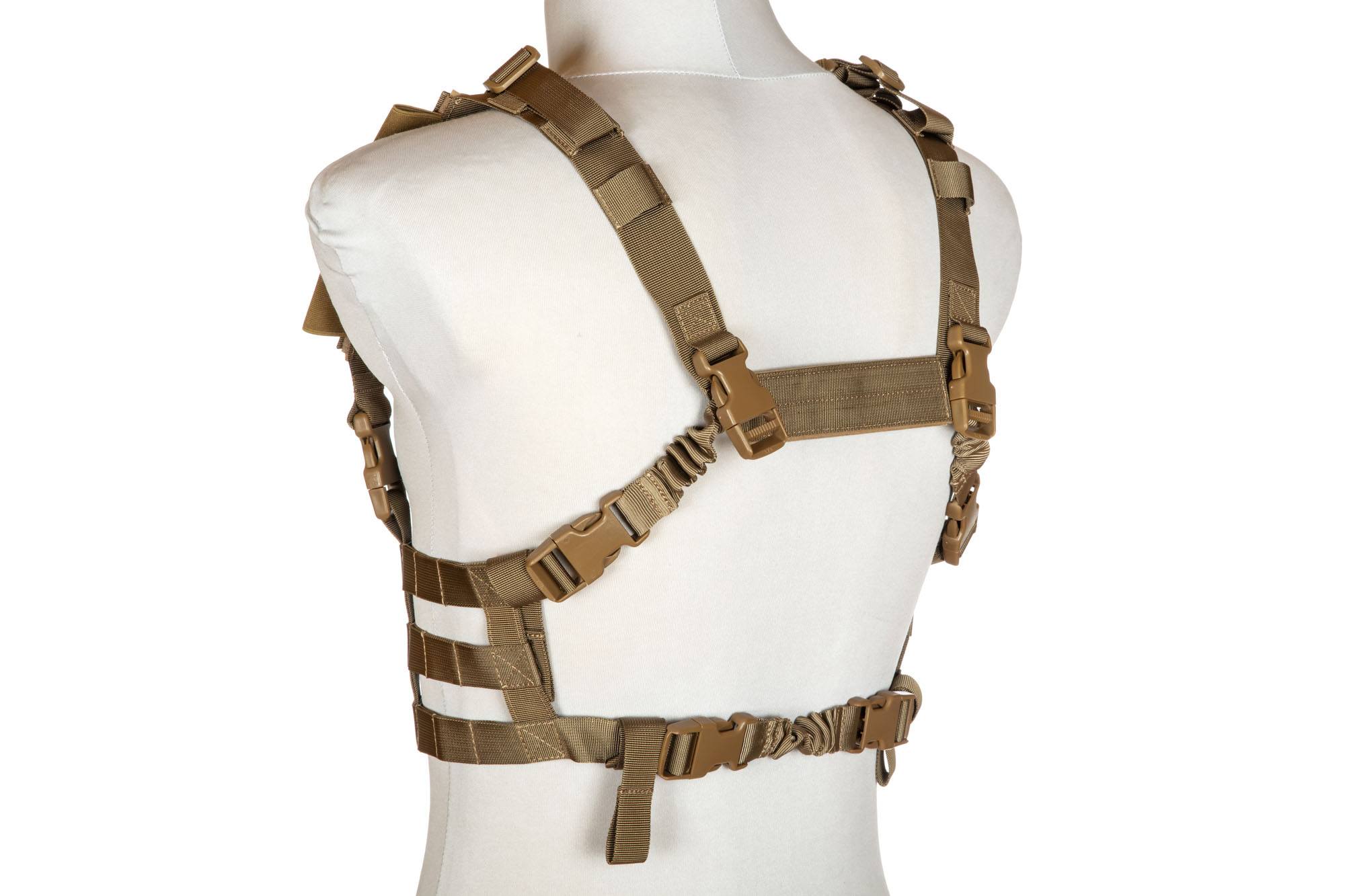 Taktische Weste Sling Chest Rig Cotherium - Coyote Brown
