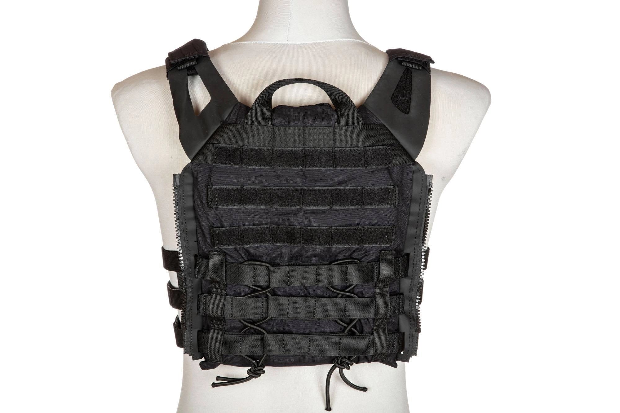 black plate carrier airsoft game