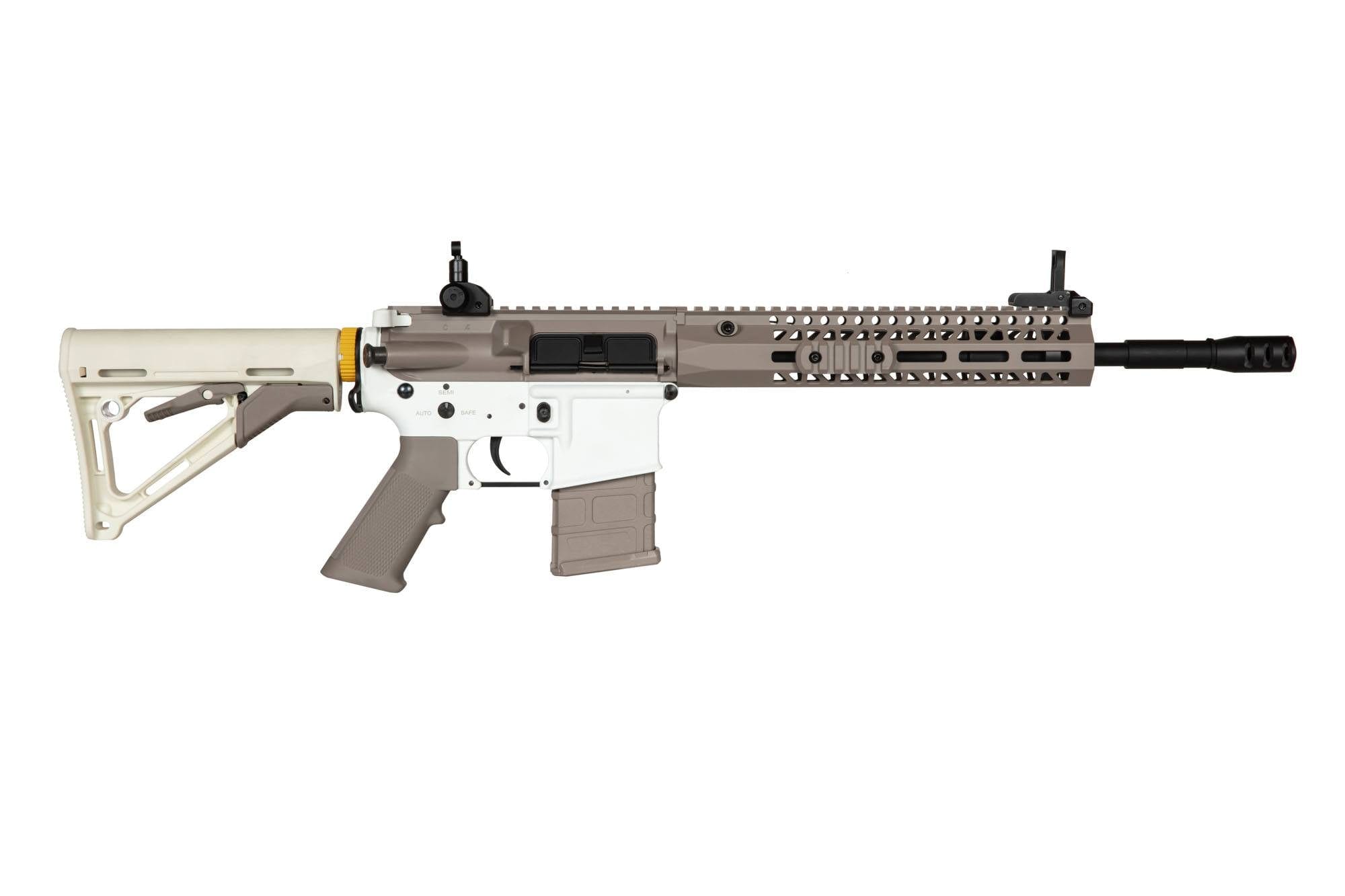 Carabine AR15 blanche et DE (AR081A)