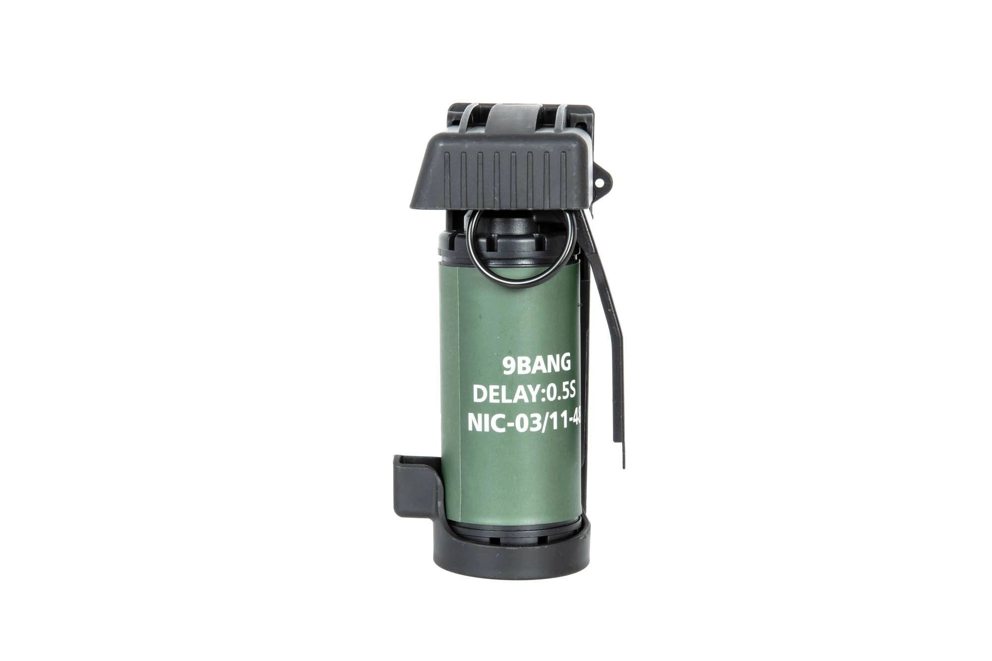 Dummy Smoke Grenade with pouch - black
