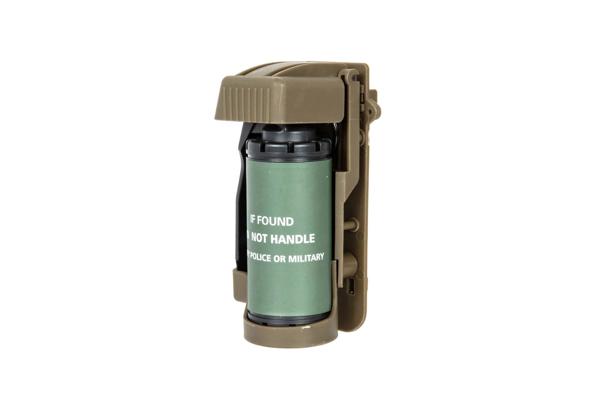 Dummy Smoke Grenade with pouch - tan
