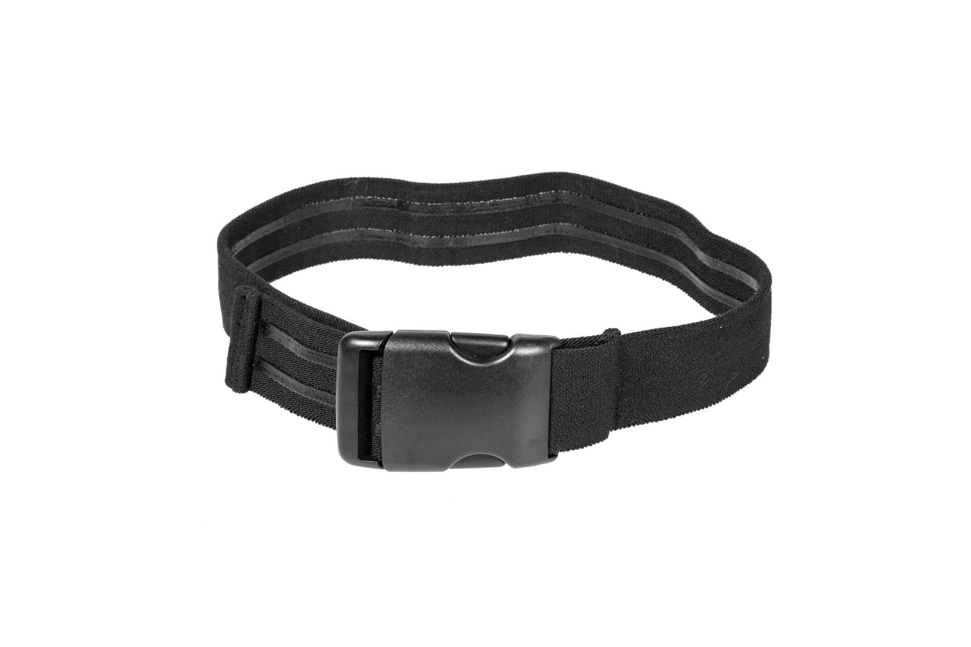 Anti-slip belt for drop leg holsters - black