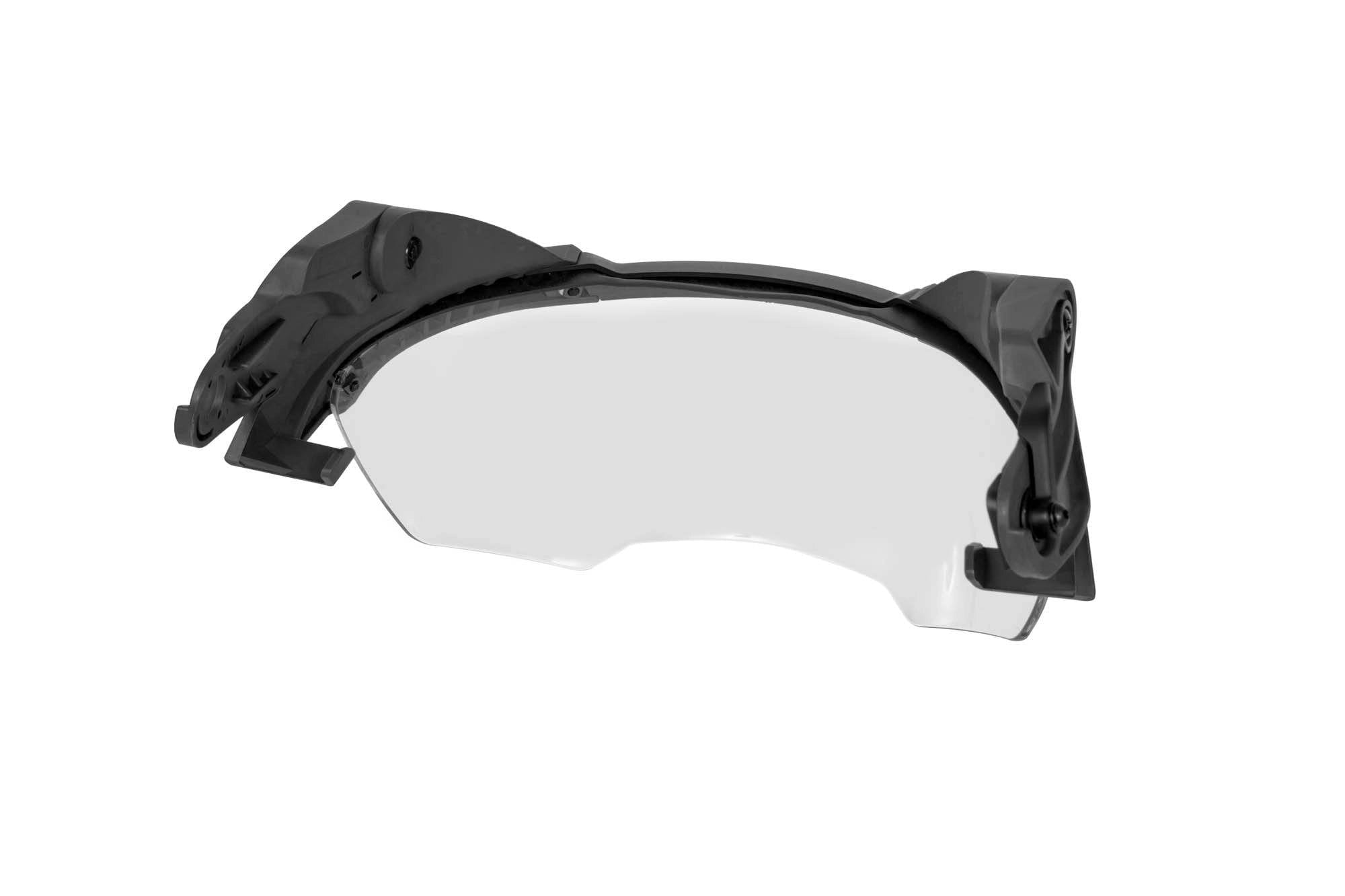 Brille / Visier für FAST-Helme - schwarz