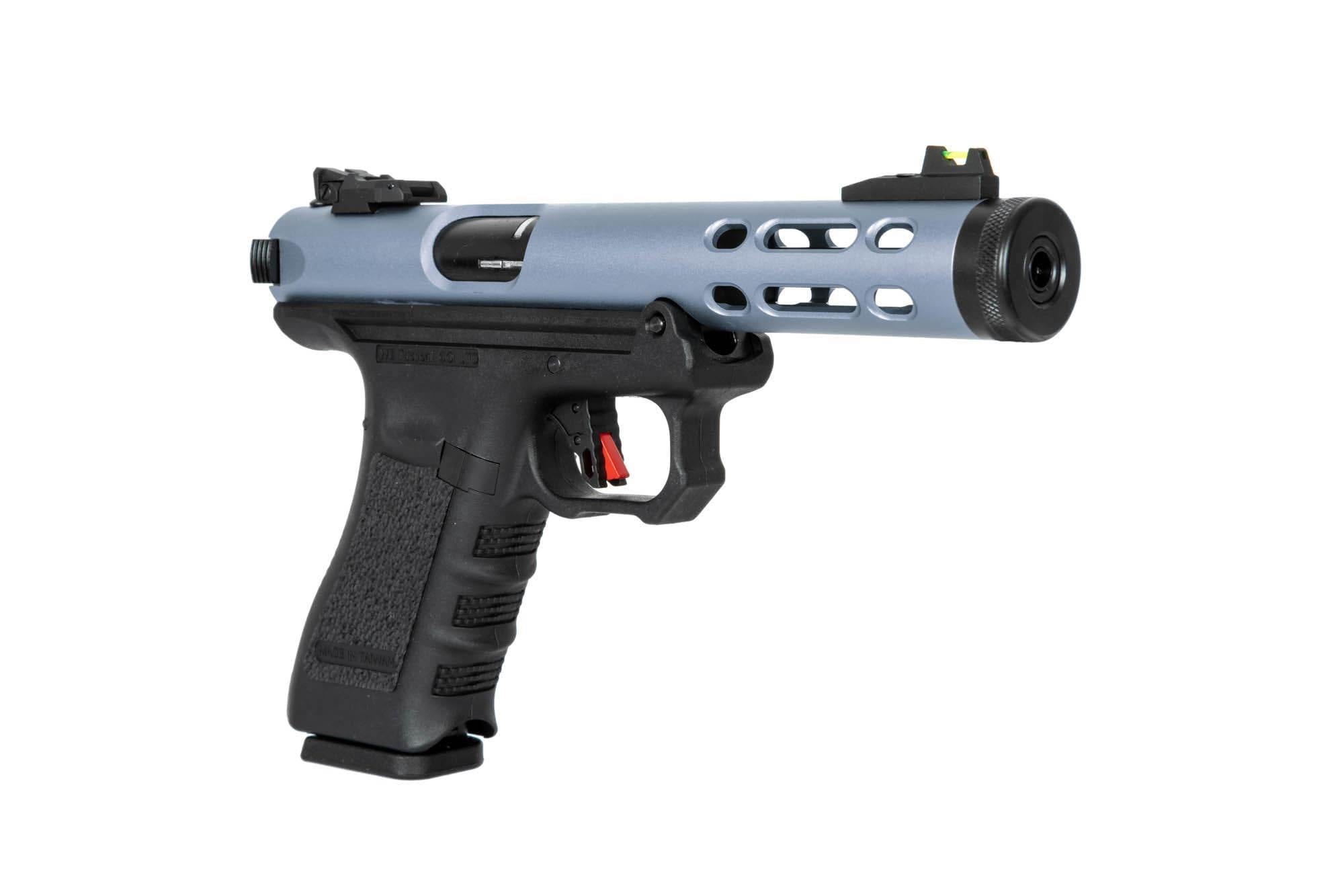 Pistolet à gaz WE Galaxy Airsoft - Bleu