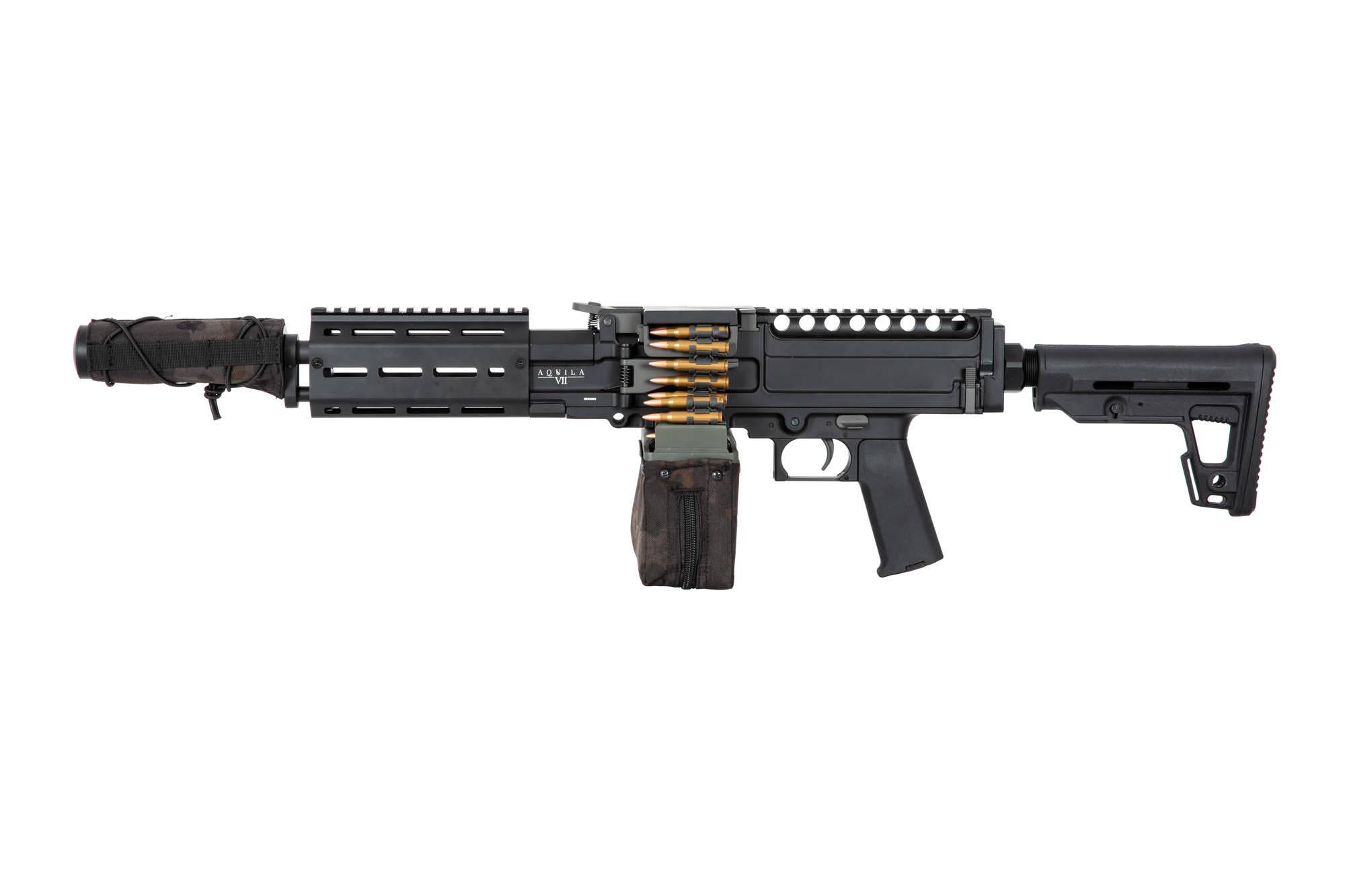 AQUILA VII LMG Light Machinegun Replica - black
