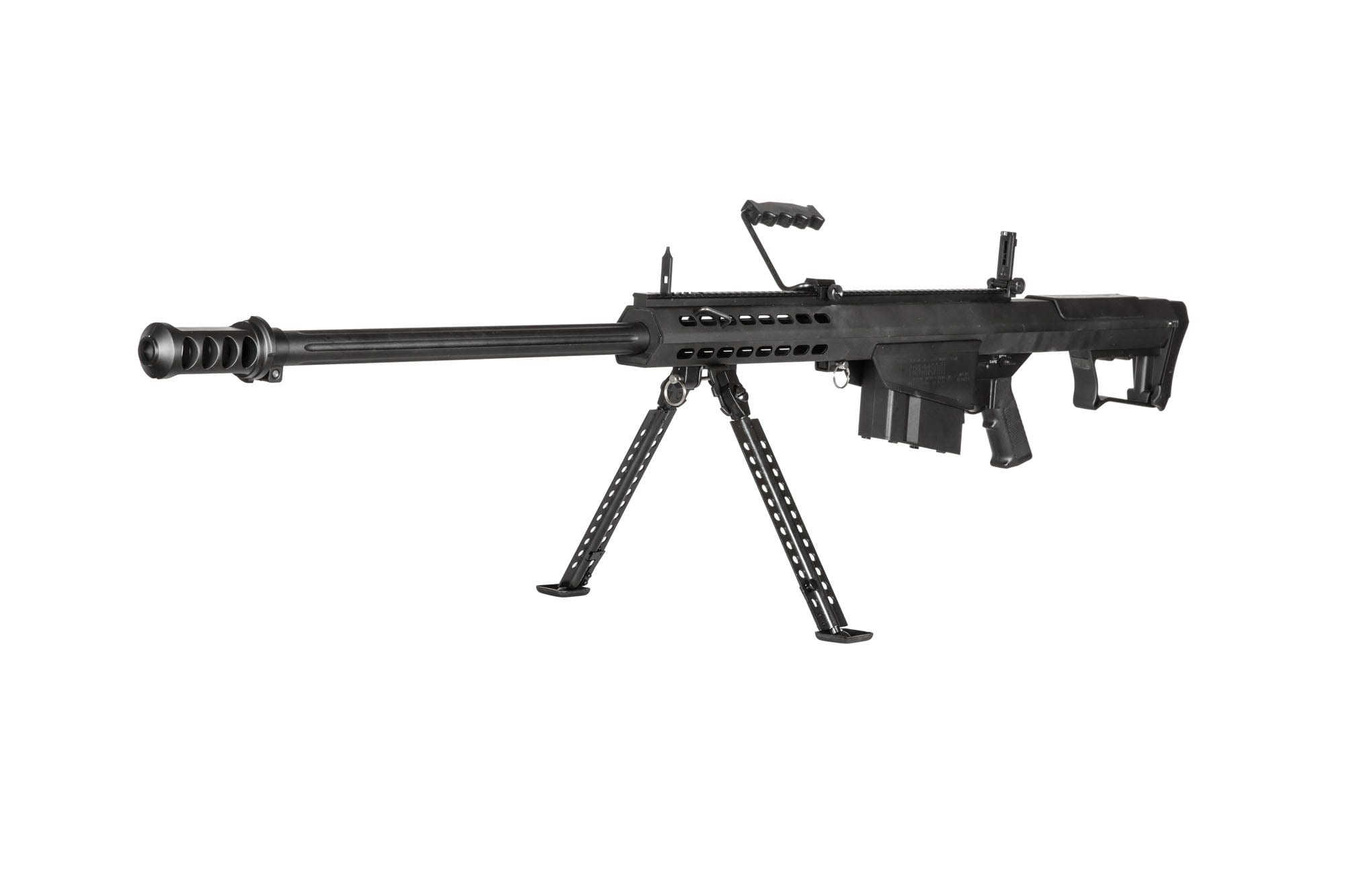Fusil de sniper SW-024S Barrett M82 avec bipied - noir