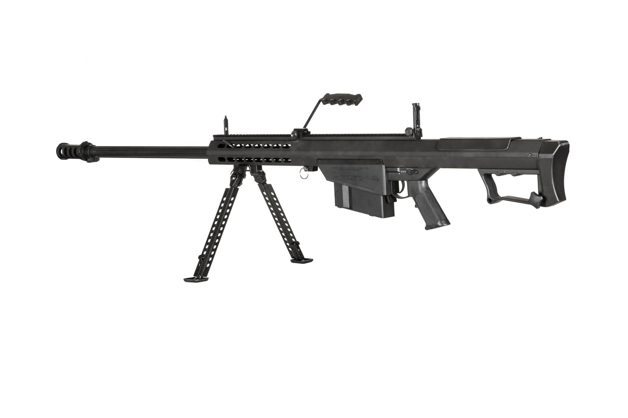 SW-024S Barrett M82 sniper rifle with bipod - black