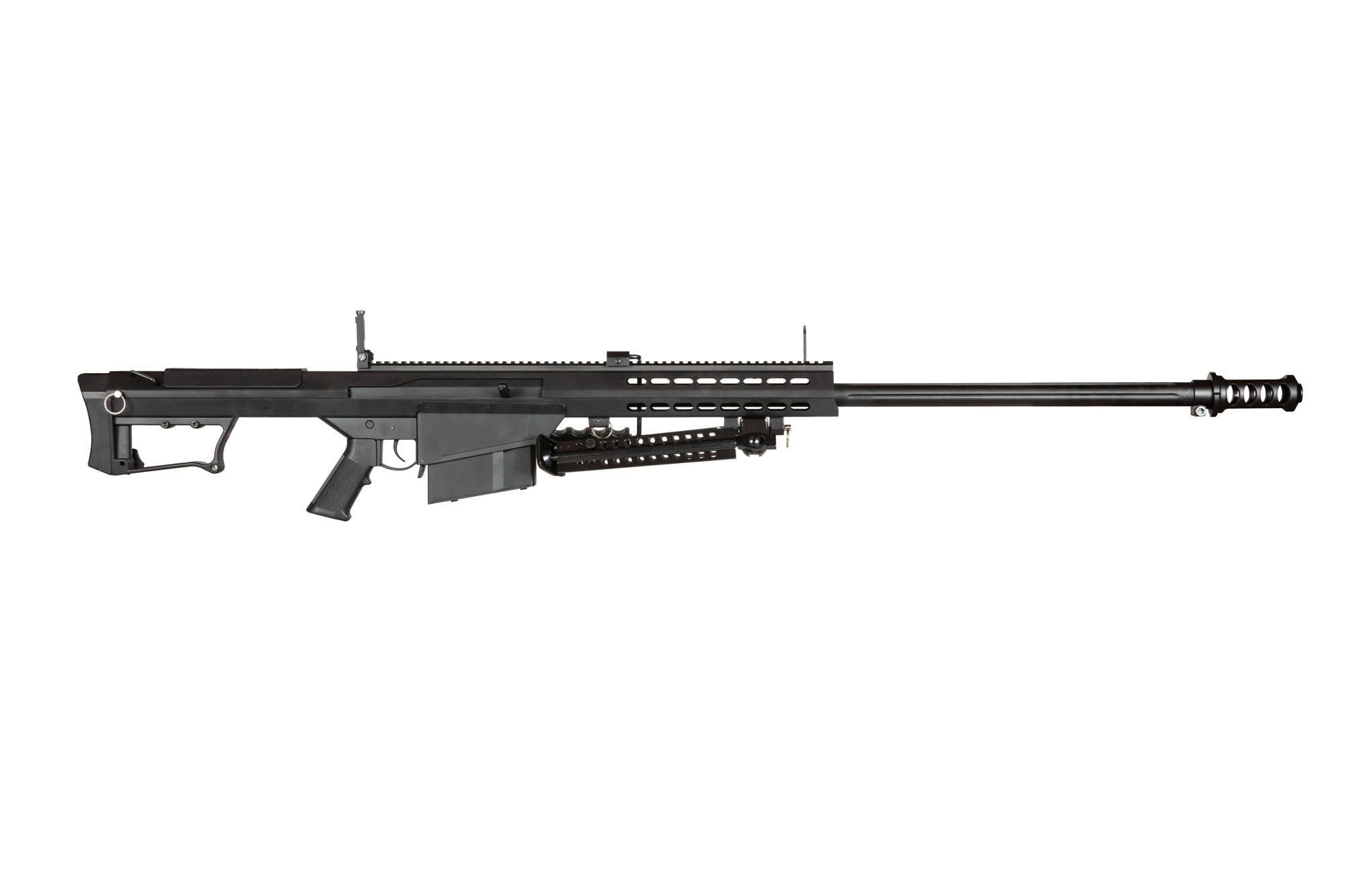 Fusil de sniper SW-024S Barrett M82 avec bipied - noir