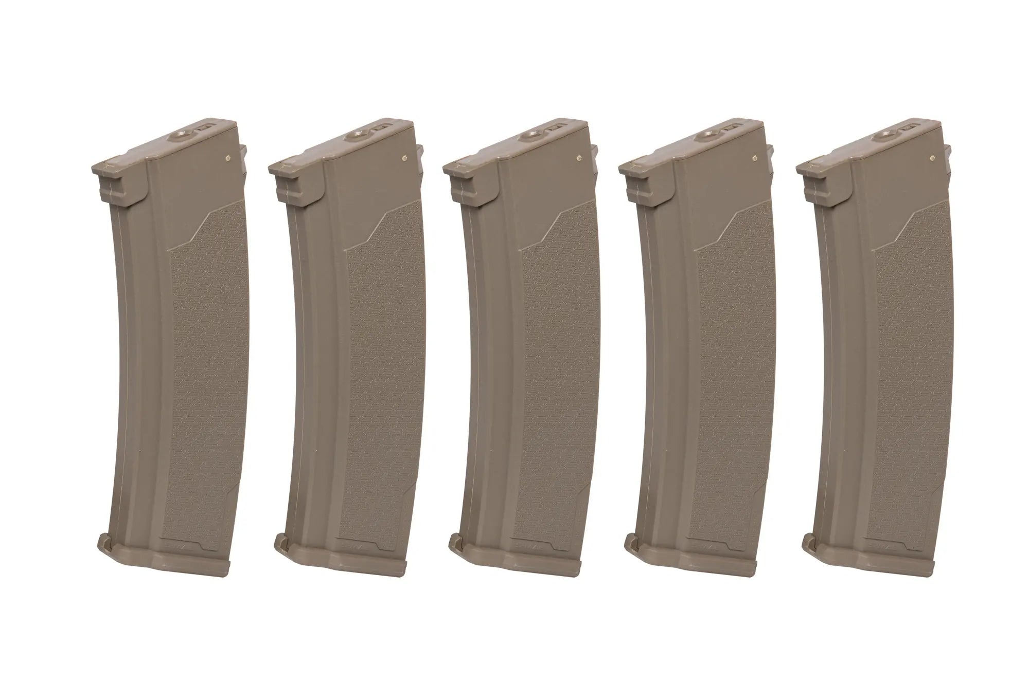 Set of 5 Mid-Cap S-Mag magazines for J series 175 pellets Tan-1