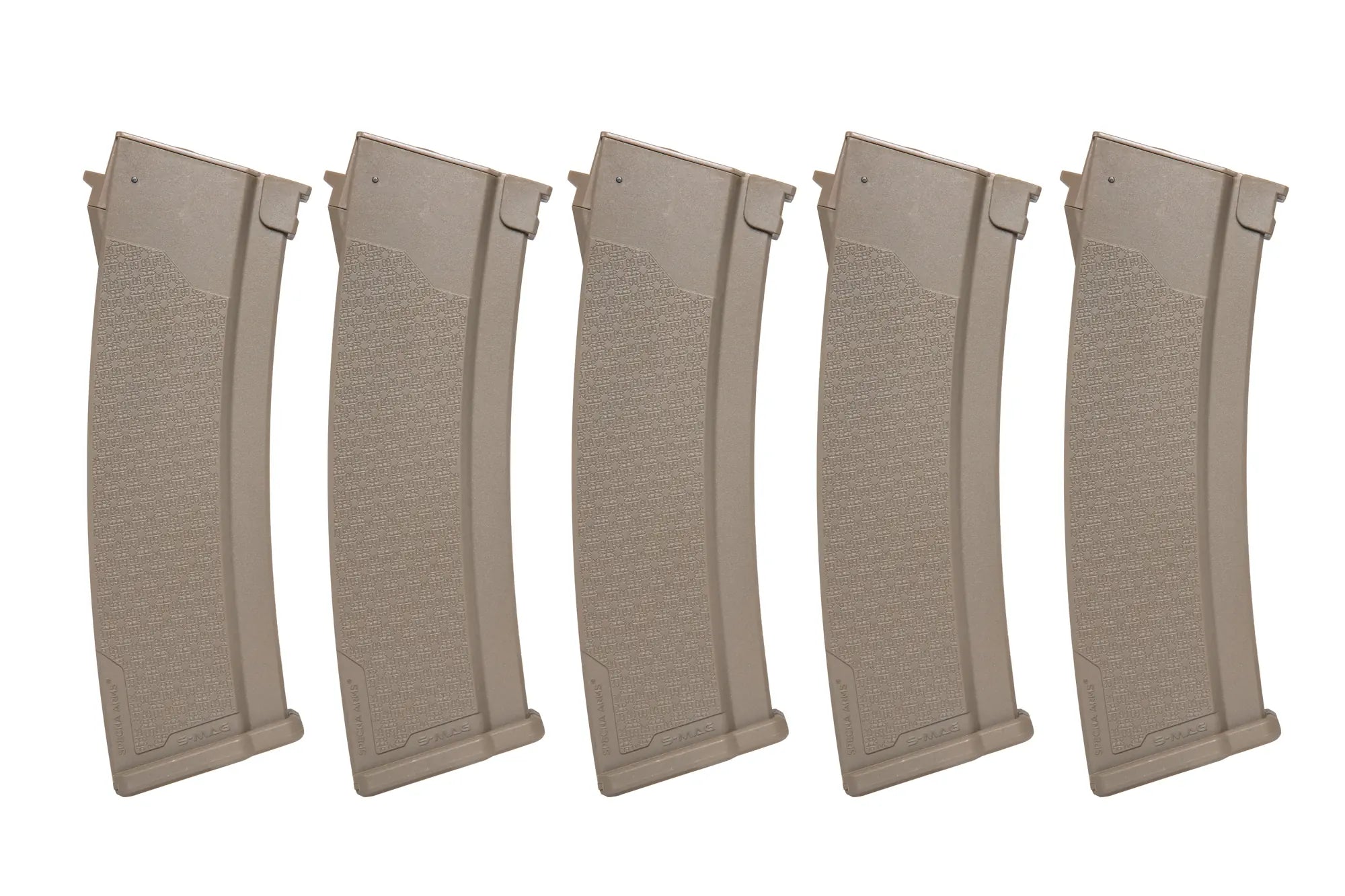 Set of 5 Mid-Cap S-Mag magazines for J series 175 pellets Tan-3