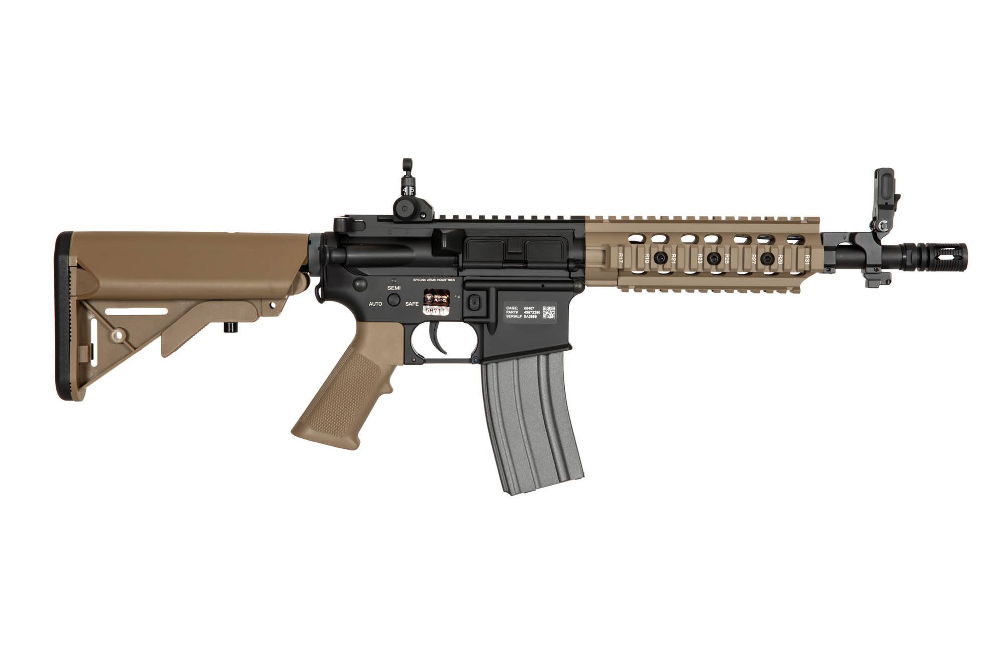 Airsoft Rifle SA-B04 ONE™ TITAN™ V2 Custom - Half-Tan by Specna Arms on Airsoft Mania Europe