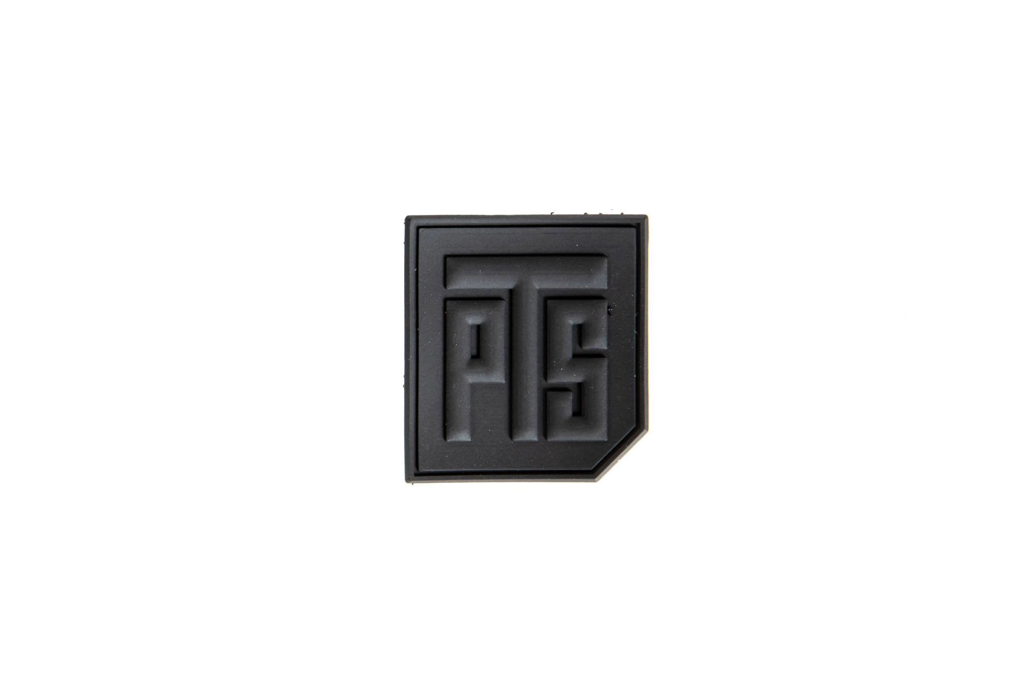 1.5 PVC Tab 3D Patch - black
