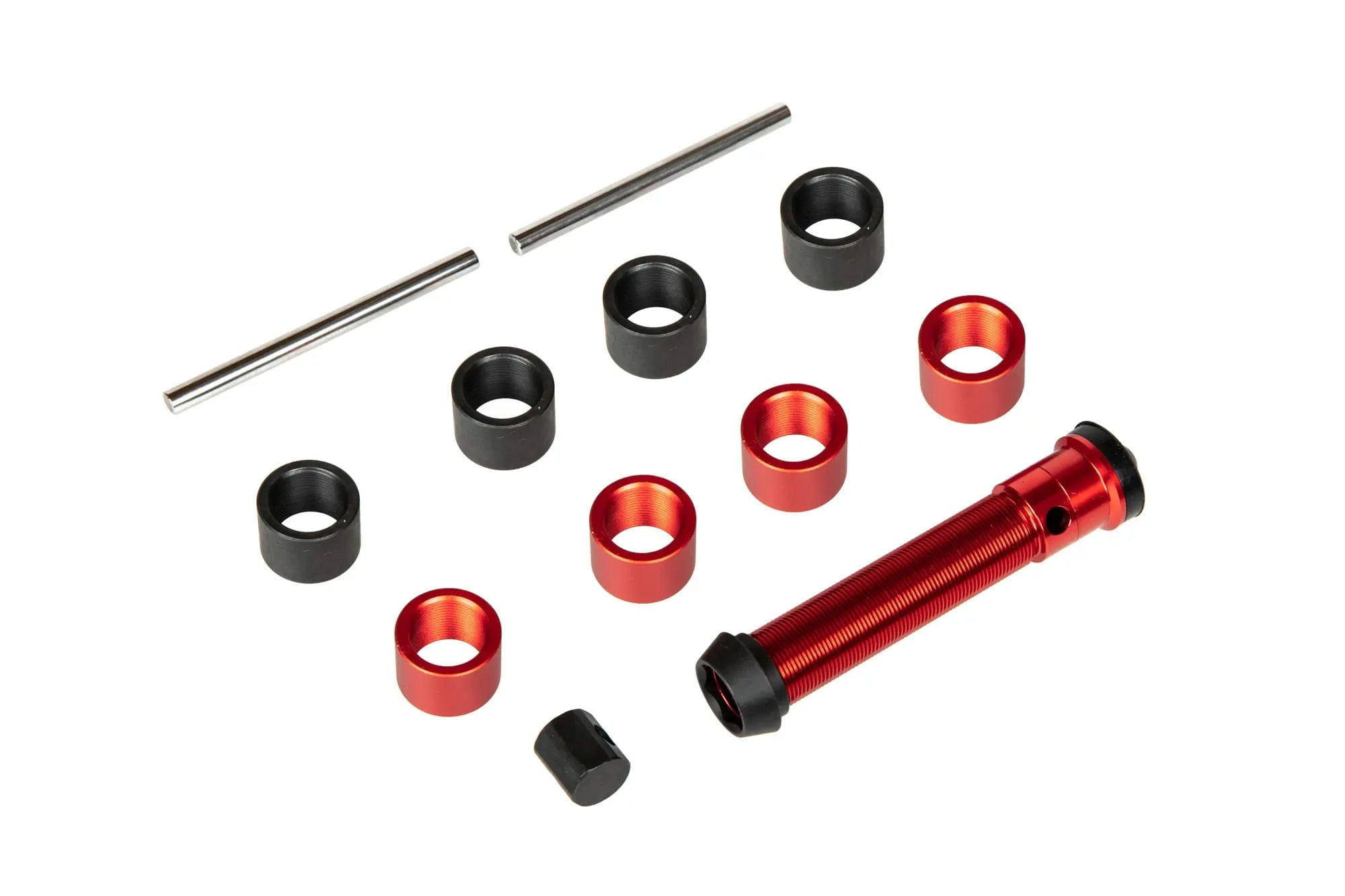 Adjustable mass piston for TAC-41 airsoft sniper rifles