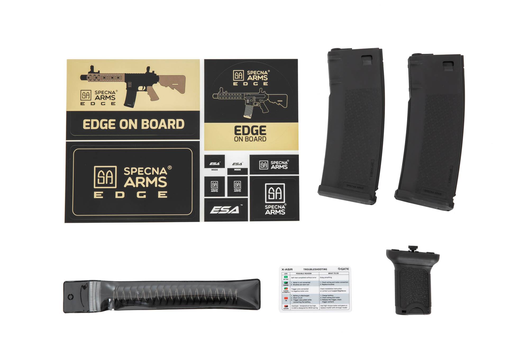 SA-E21 EDGE™ black by Specna Arms on Airsoft Mania Europe