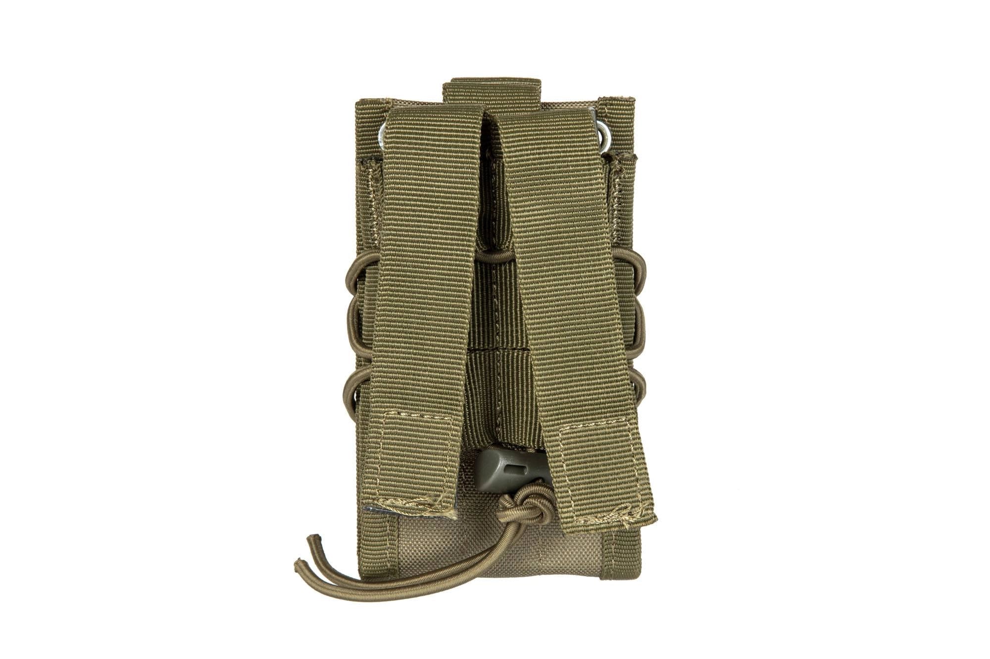 Double shingle-type magazine pouch - olive green-3