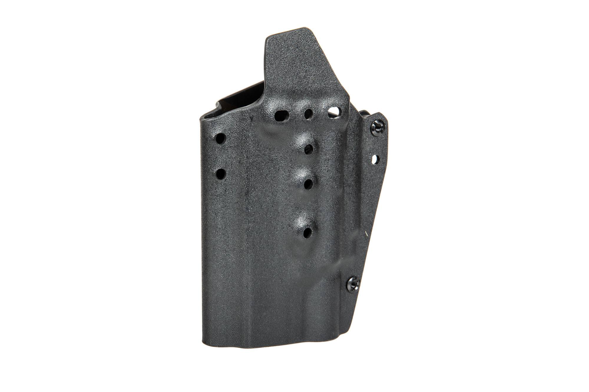 Kydex Holster for G17 replicas with X400 Flashlight - Black
