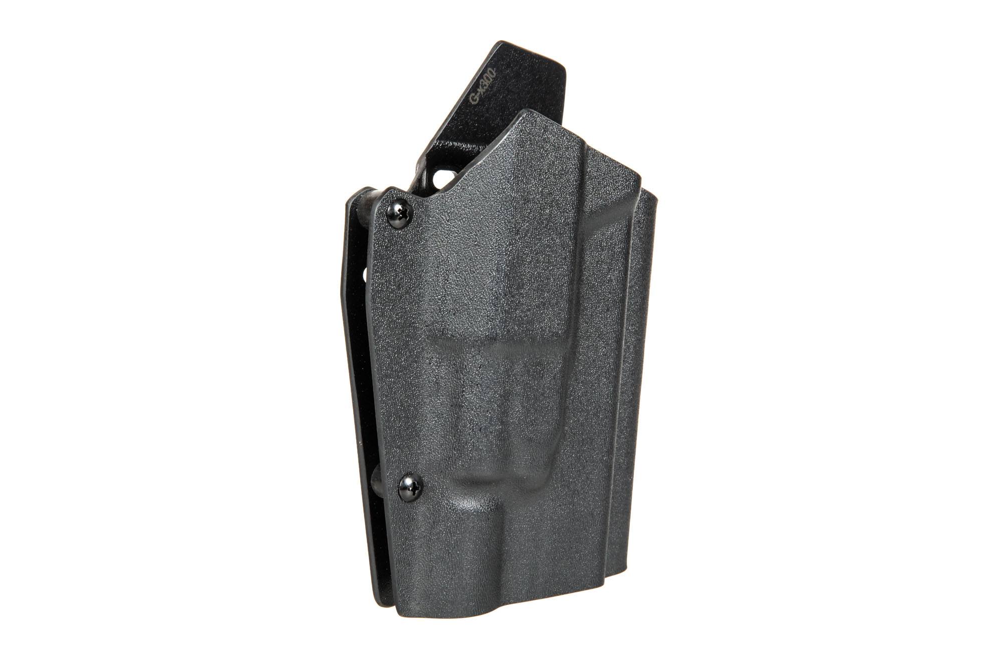 Kydex Holster for G17 replicas with X300 Flashlight - Black