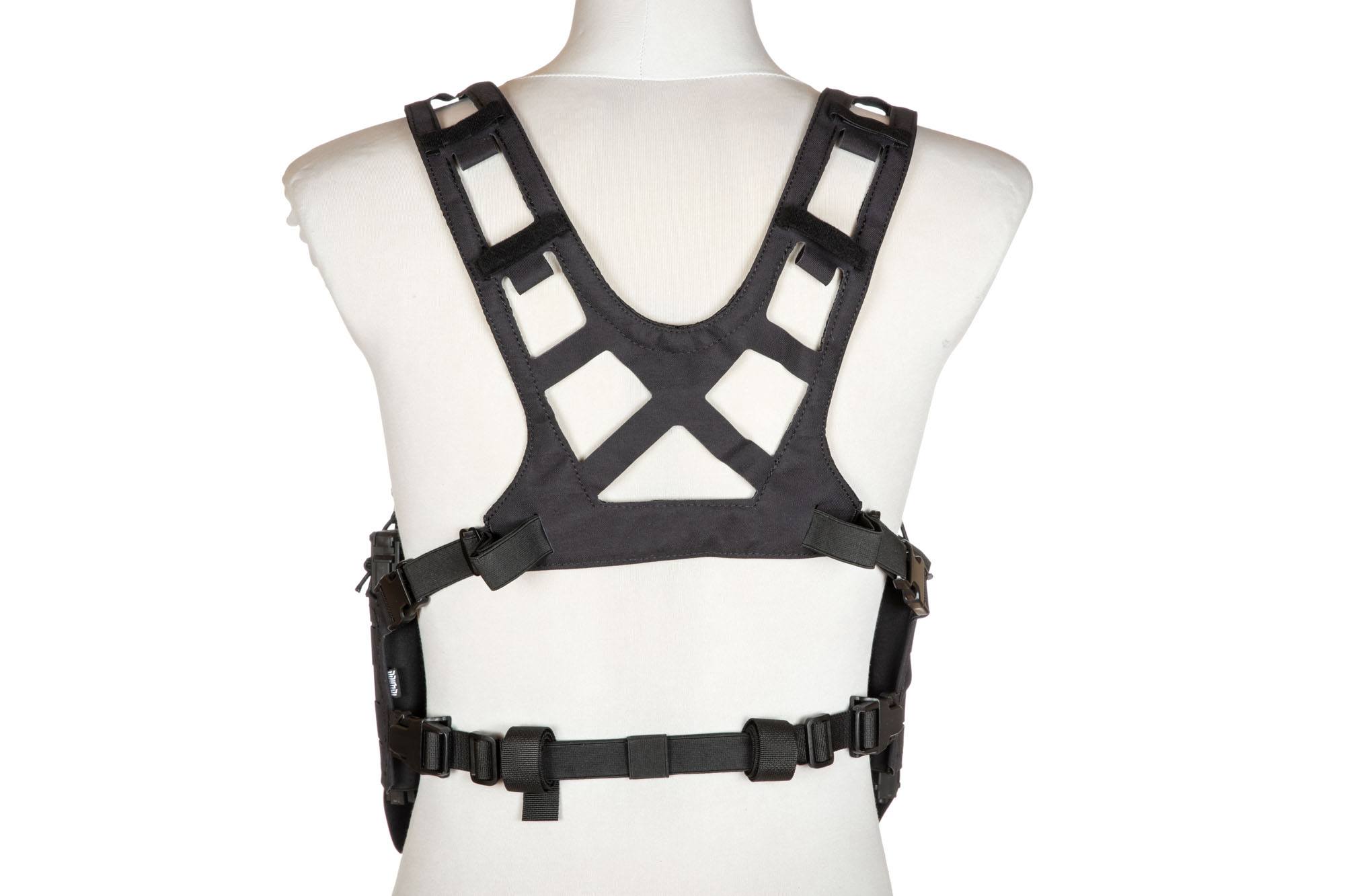 Tactical  Vest Laser Chest Rig Thyla - Black