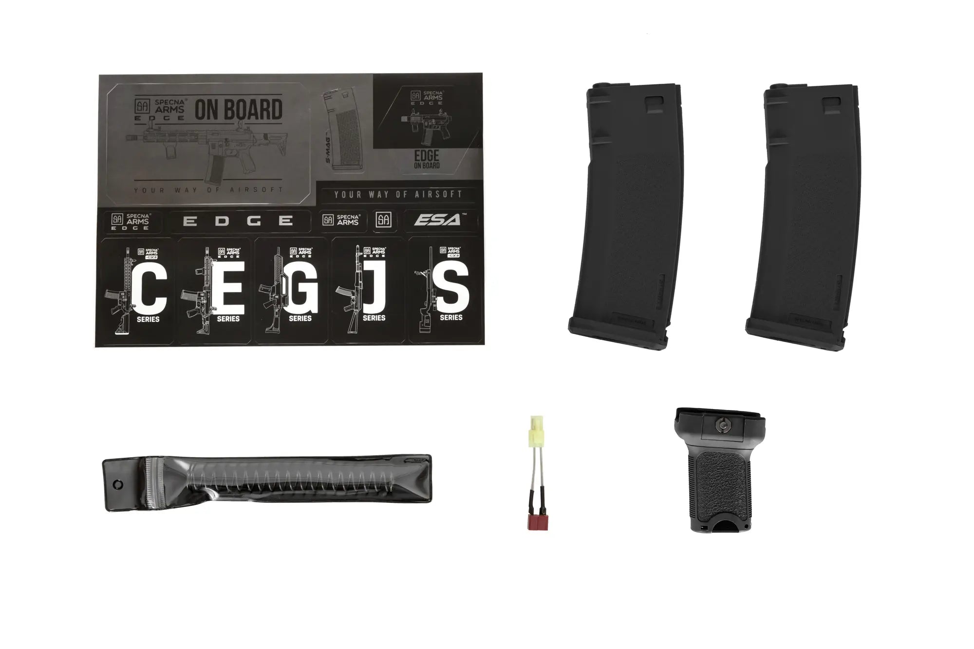 SA-E06-H EDGE™ Carbine Replica Heavy Ops Stock - Black-7