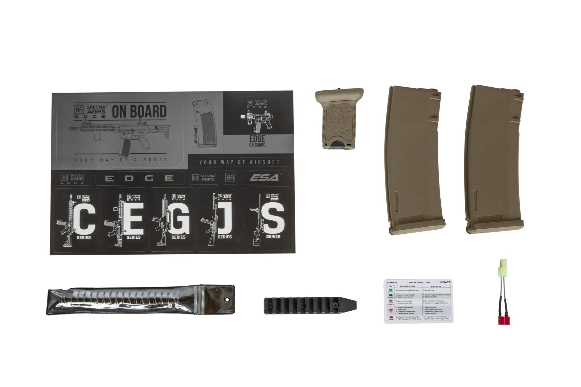 RRA SA-E07-L EDGE™ carbine replica - Light Ops Stock - Half-tan-8