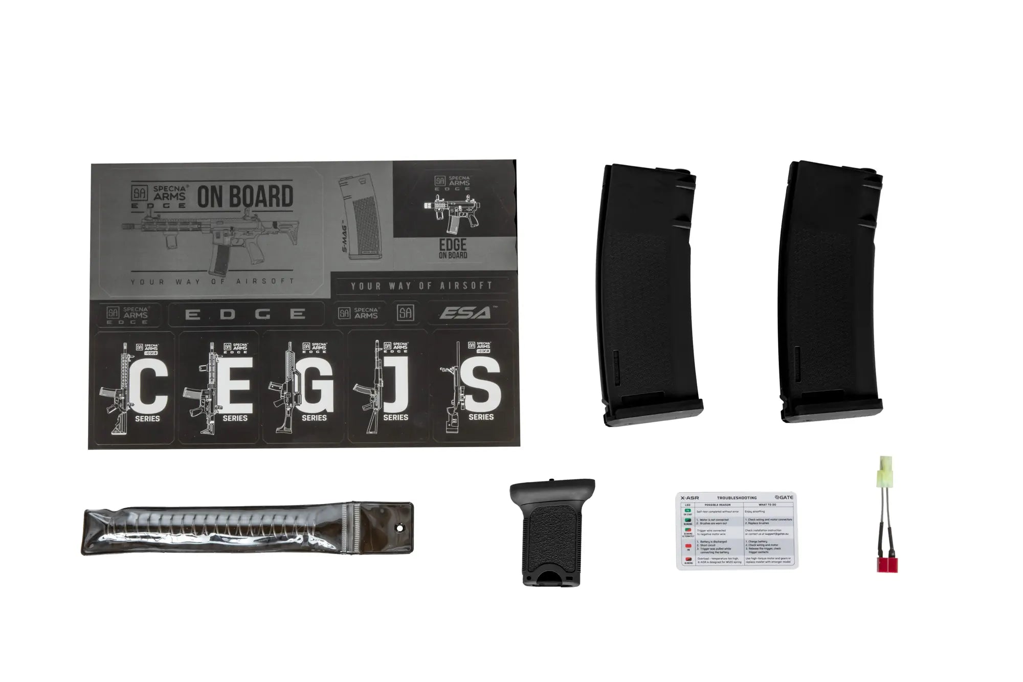 SA-E11 EDGE™ Assault Rifle Replica - Light Ops Stock - Black-9