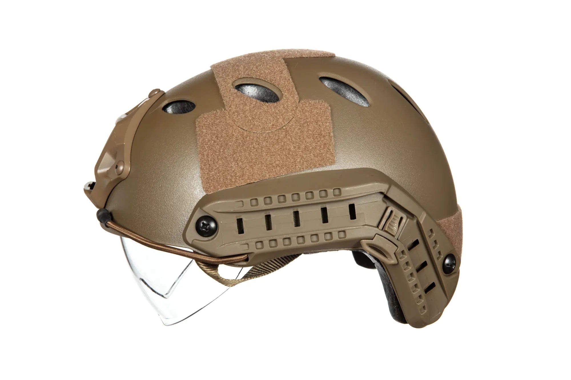 X-Shield PJ-Helm mit Brille – Hellbraun