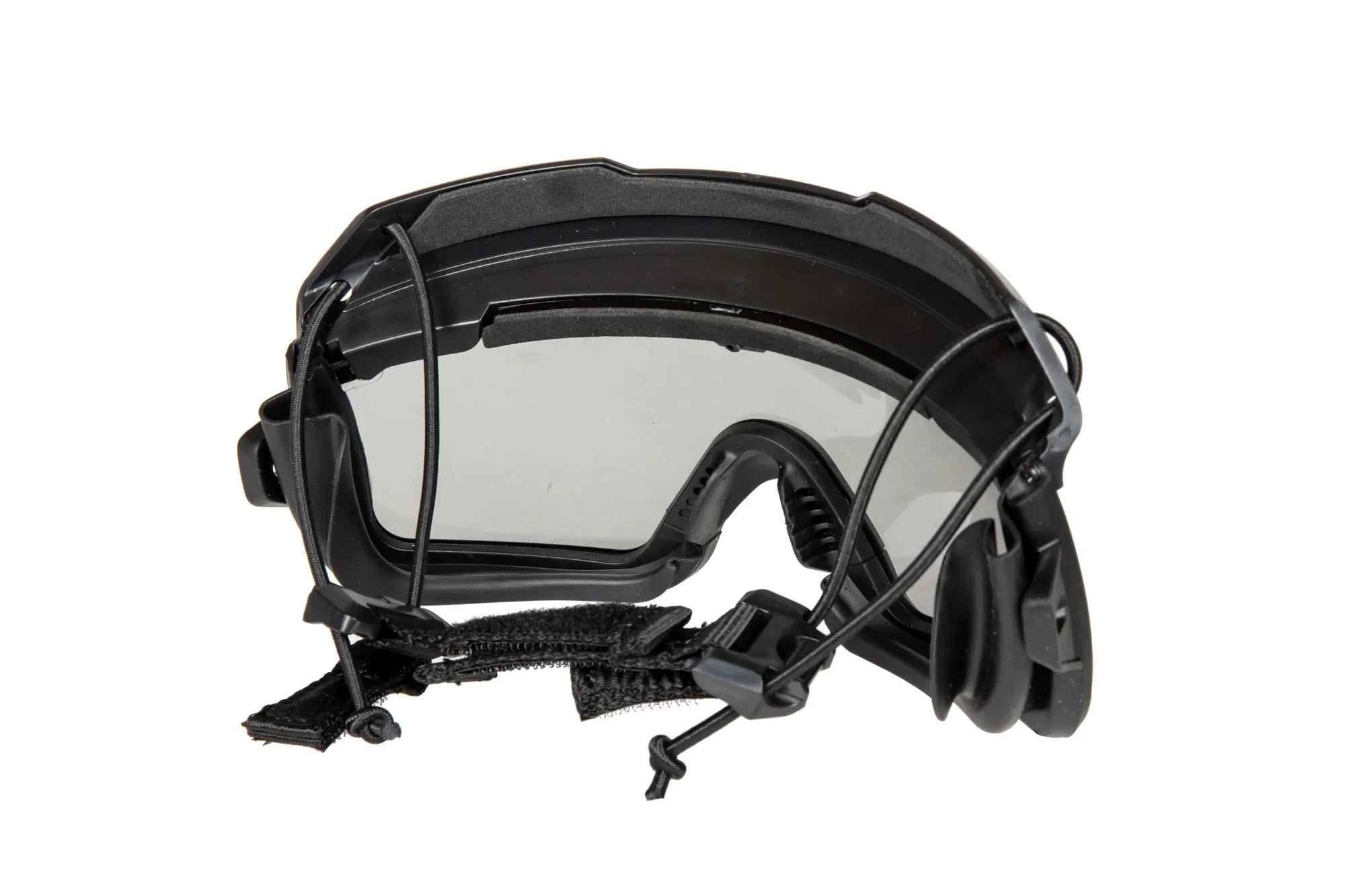 2in1 Tactical Goggles - Black / Tinted