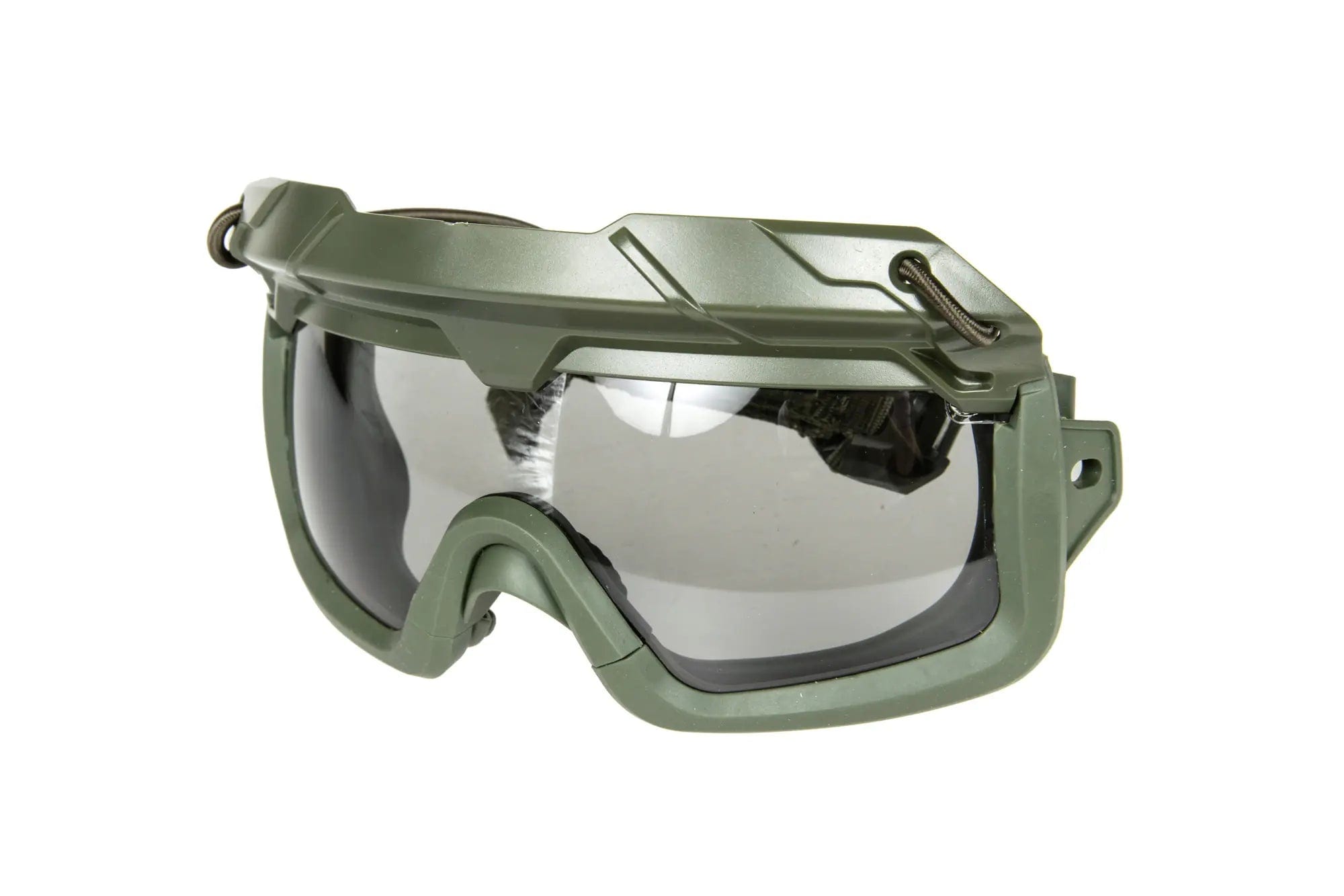 2in1 Tactical Goggles - Olive / Black