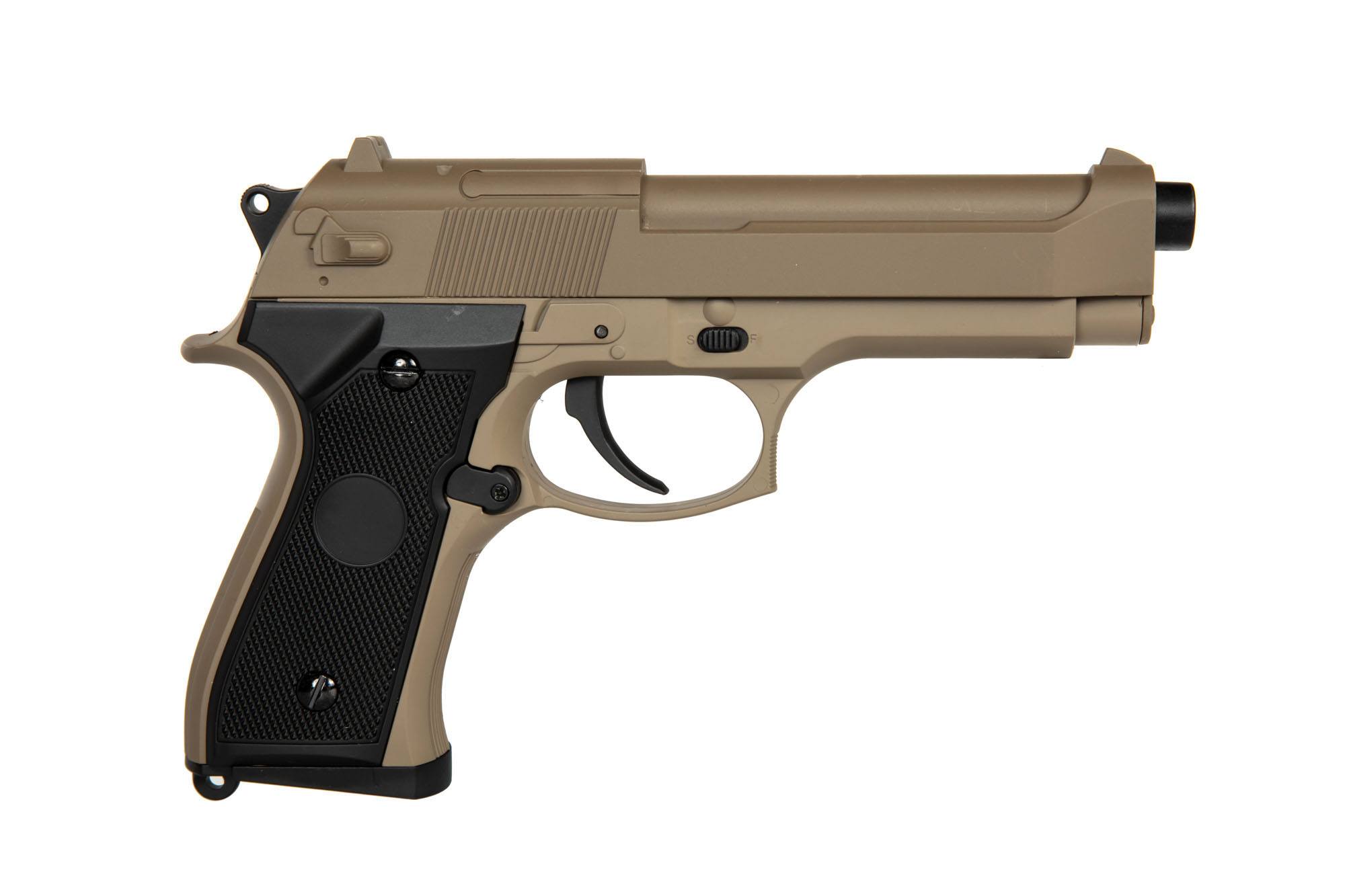 CYMA CM126 (Airsoft Electric Pistol, Tan, battery incl.)
