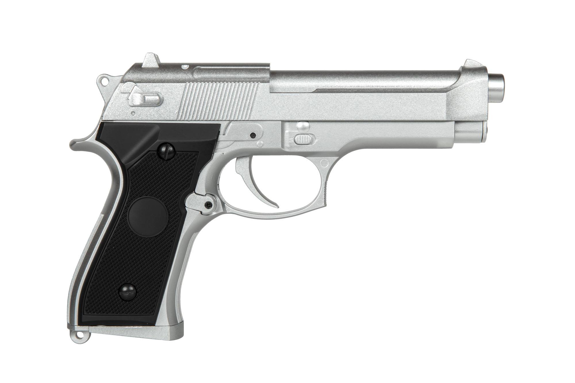 Cyma Airsoft Electric Pistol Silver (with battery)CM126