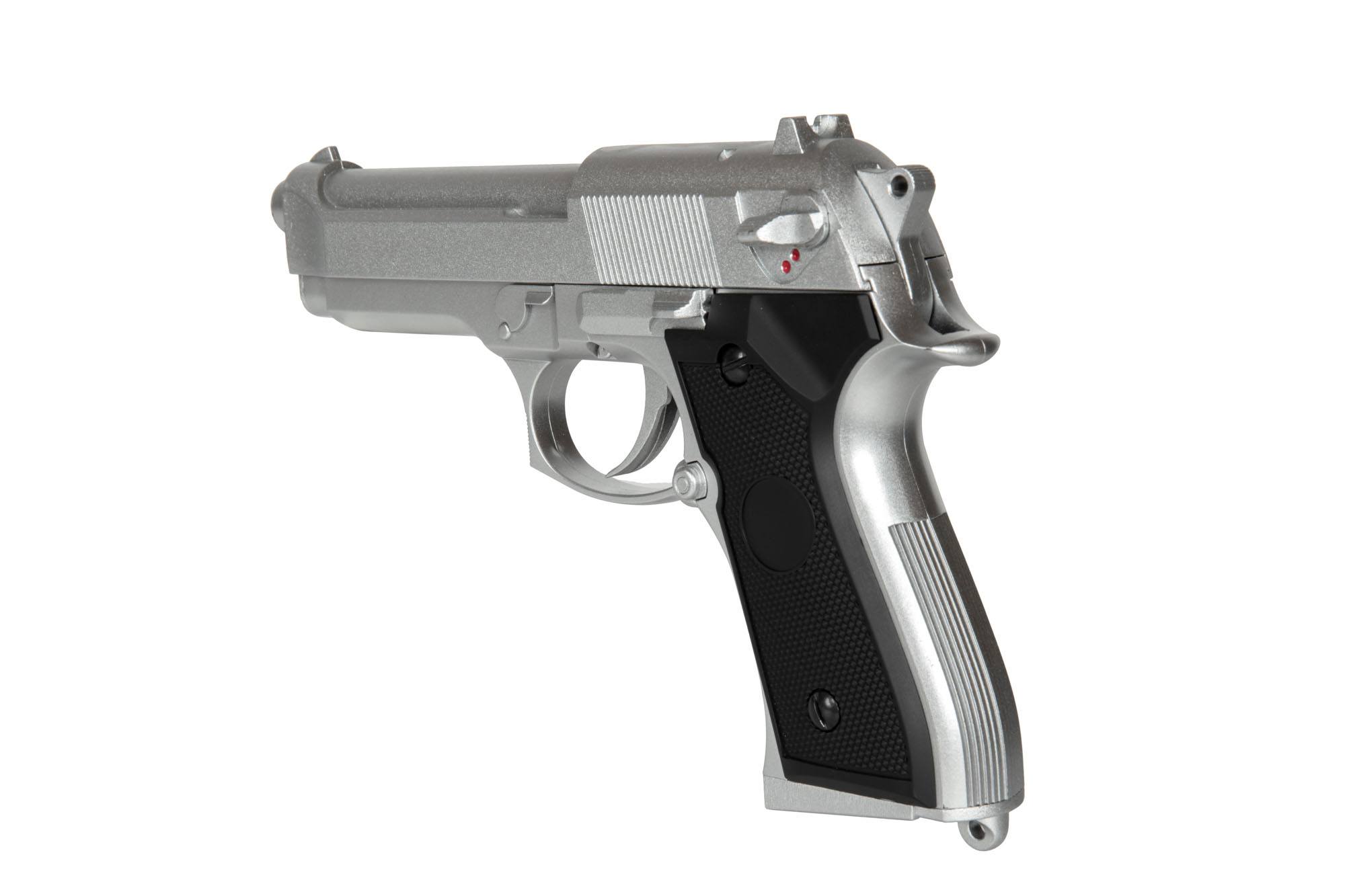 Réplique de pistolet électrique CM126 Silver (avec batterie)