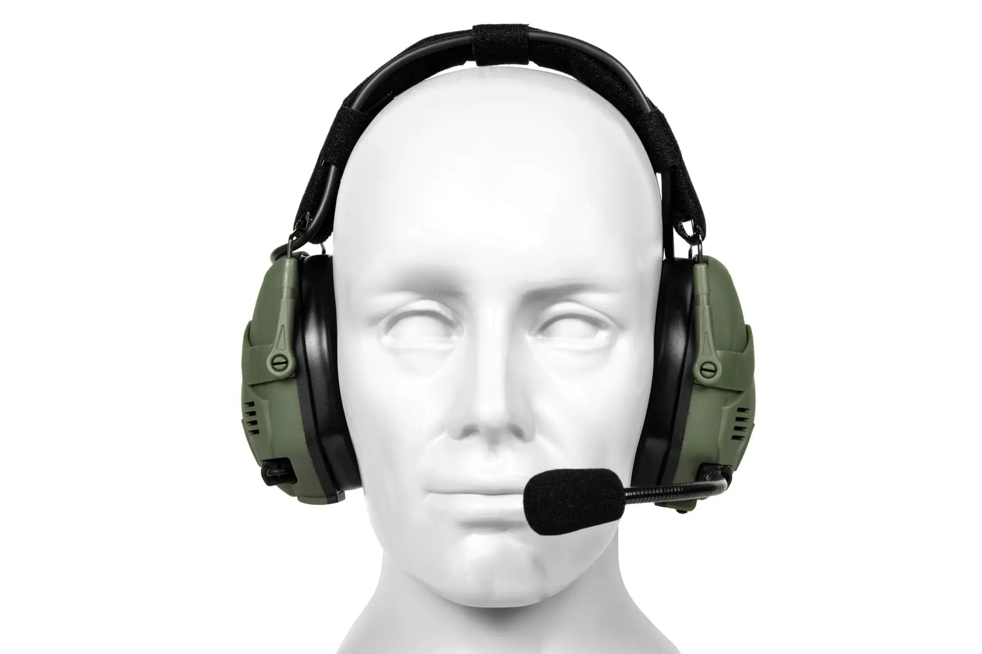 Taktisches aktives Bluetooth-Headset HD-16 - Olive