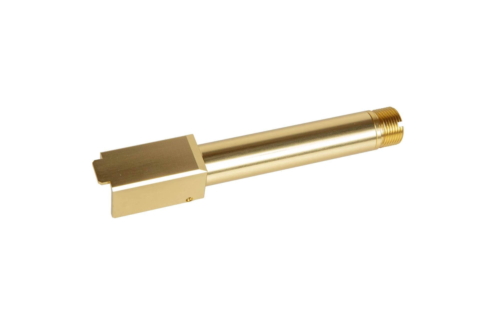 Non-Recoiling "2 Way Fixed" Outer Barrel for Umarex Glock 19X Replicas - Gold